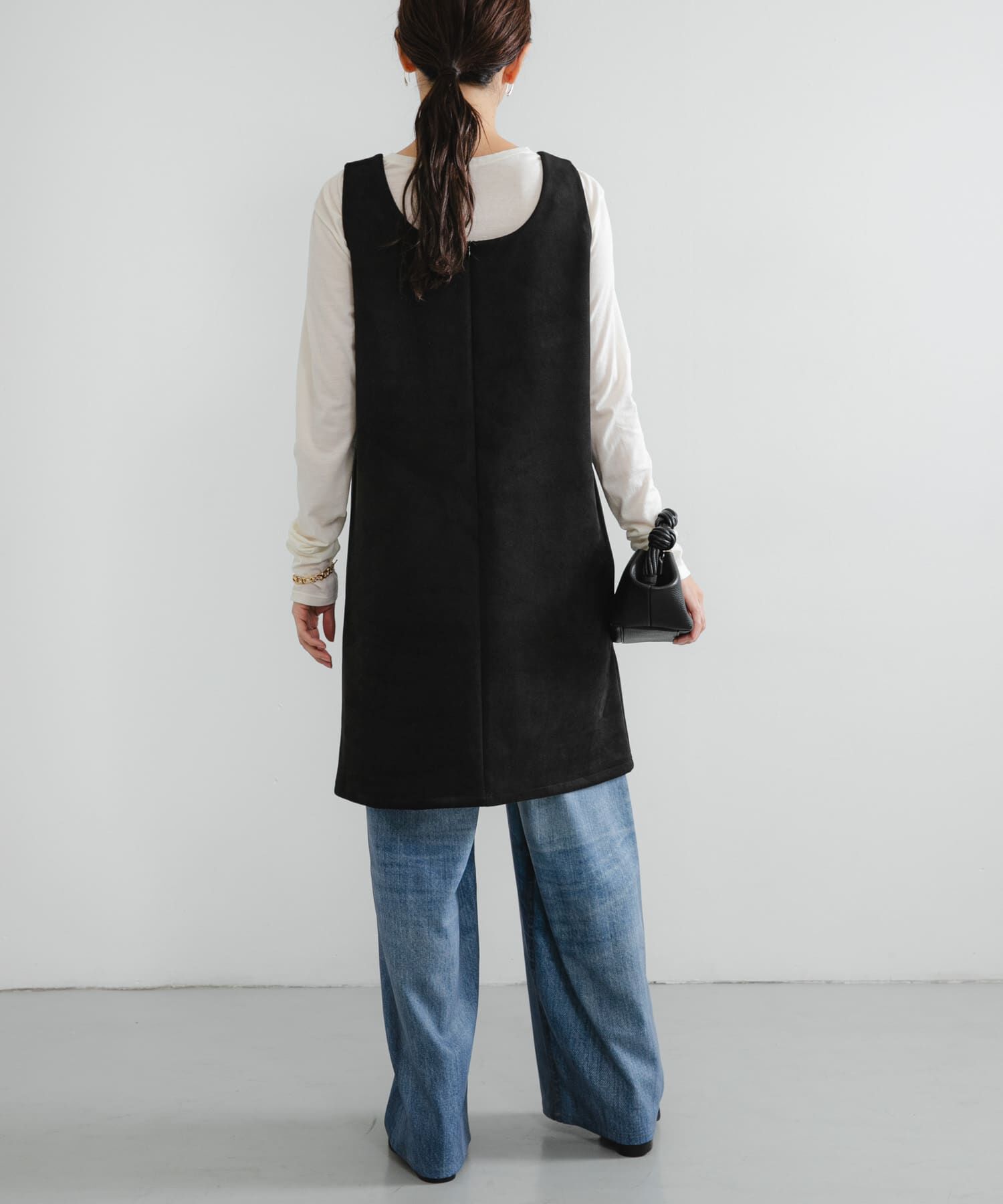 URBAN RESEARCH「スウェードライクミニワンピース」|ワンピース|