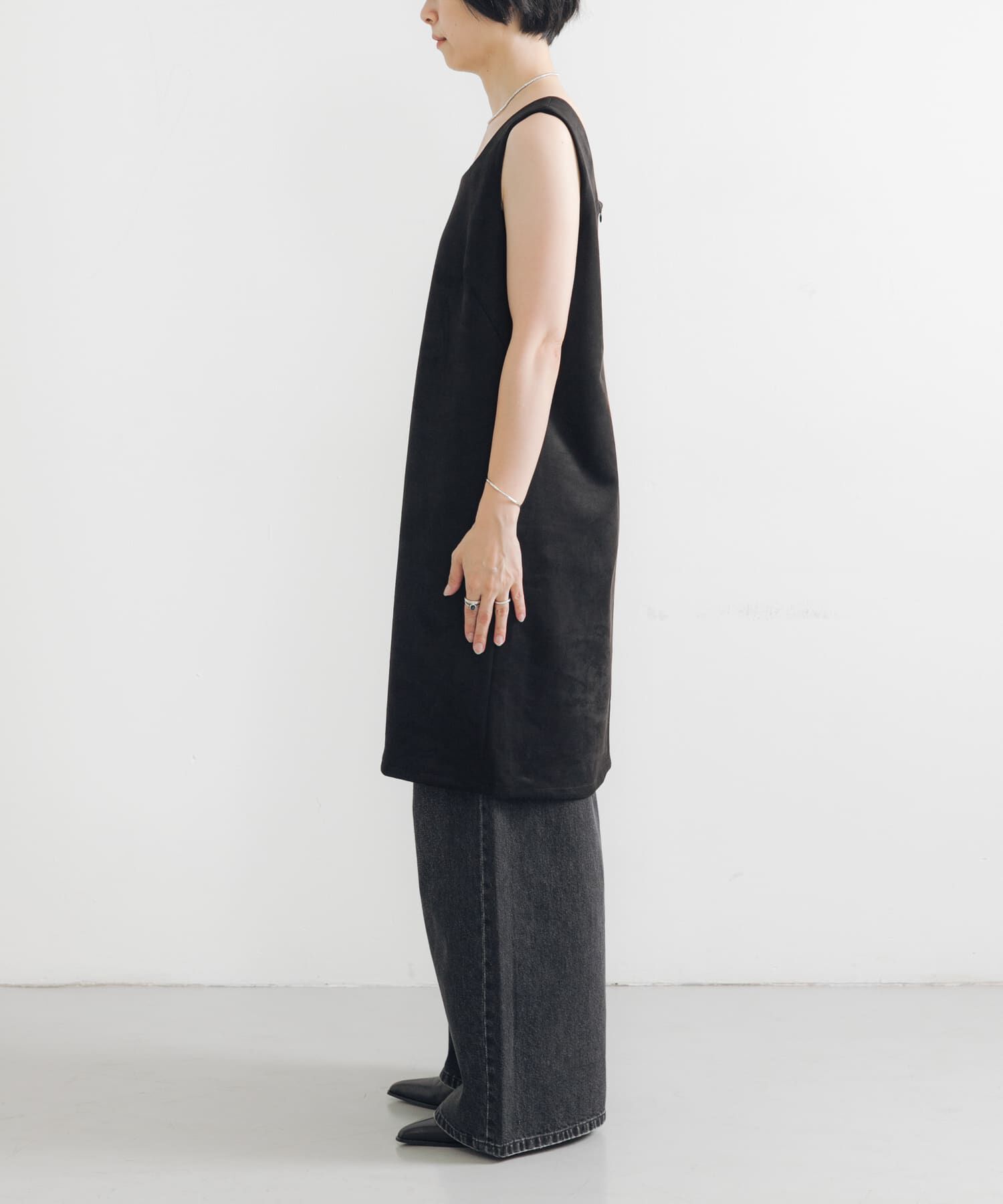 URBAN RESEARCH「スウェードライクミニワンピース」|ワンピース|