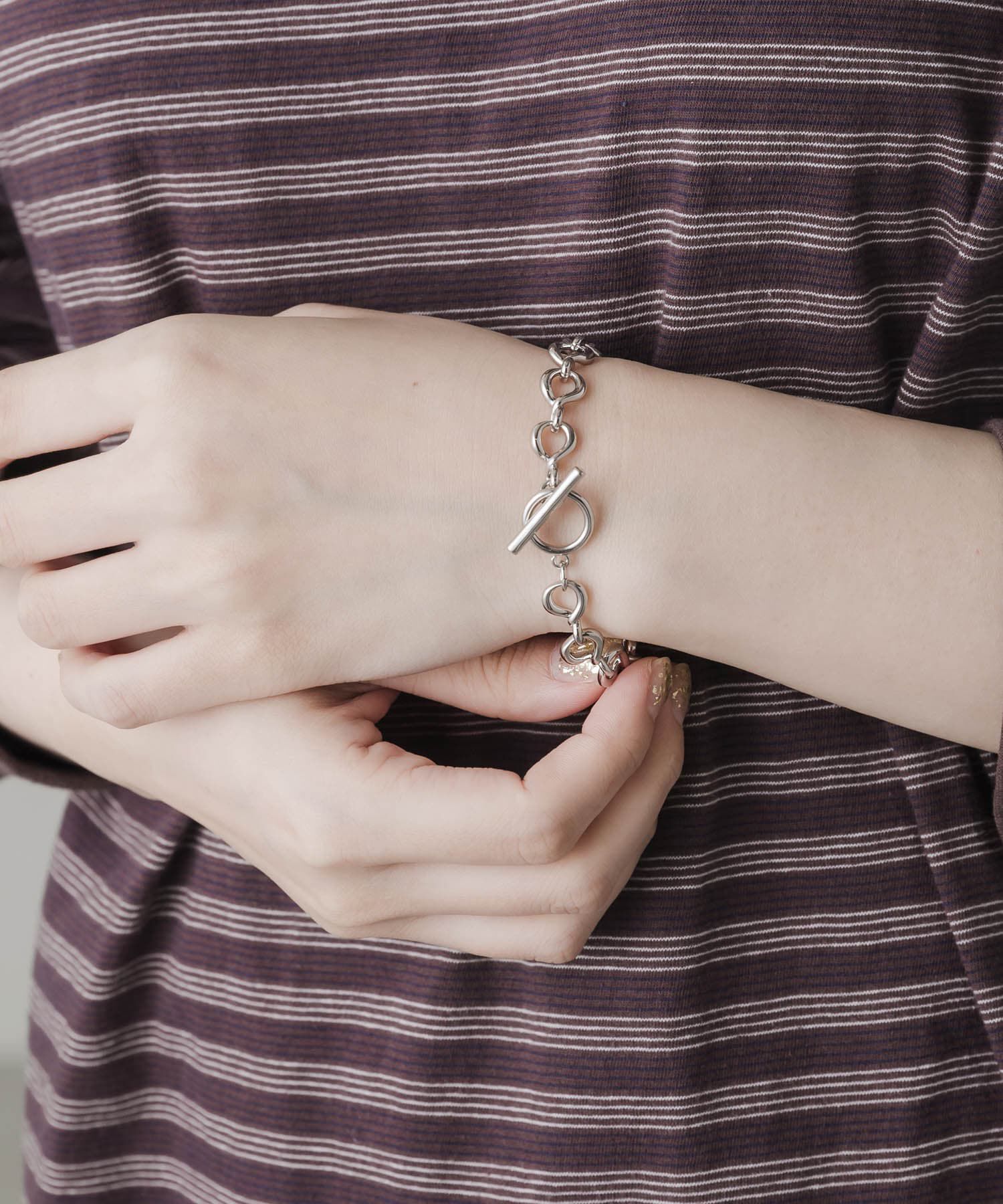 SMELLY「サークルチェーンマンテルブレスレット」|ブレスレット・バングル|シルバー