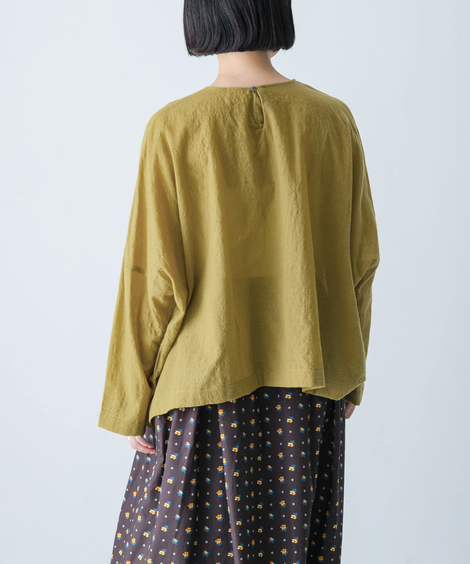 かぐれ「ウールガーゼワイドプルオーバー」|シャツ・ブラウス|