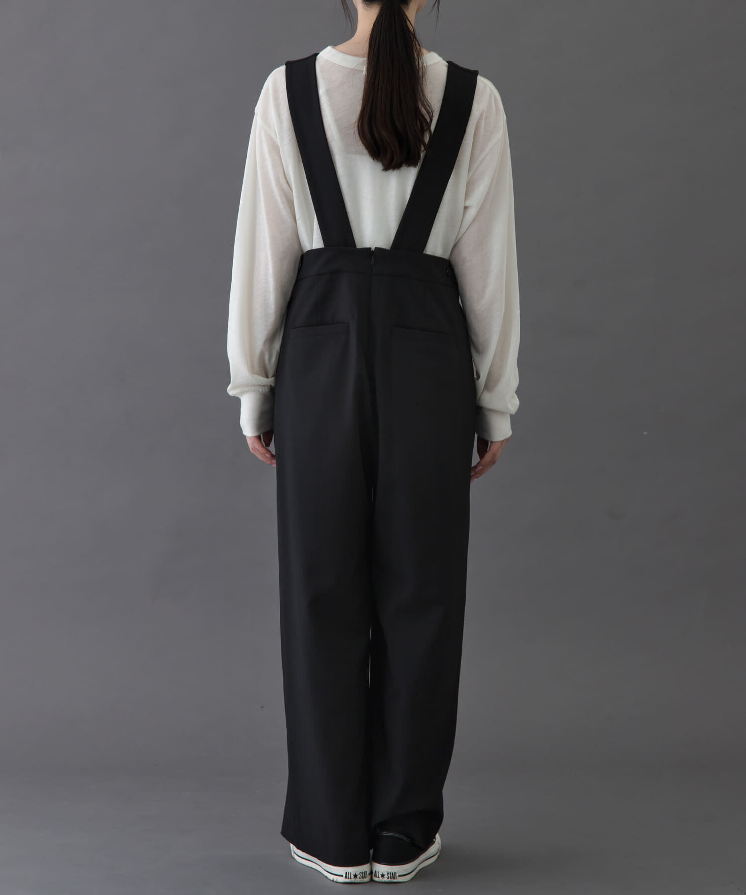 URBAN RESEARCH DOORS「FORK&SPOON　Uネックプラケットオーバーオール」|ワンピース|