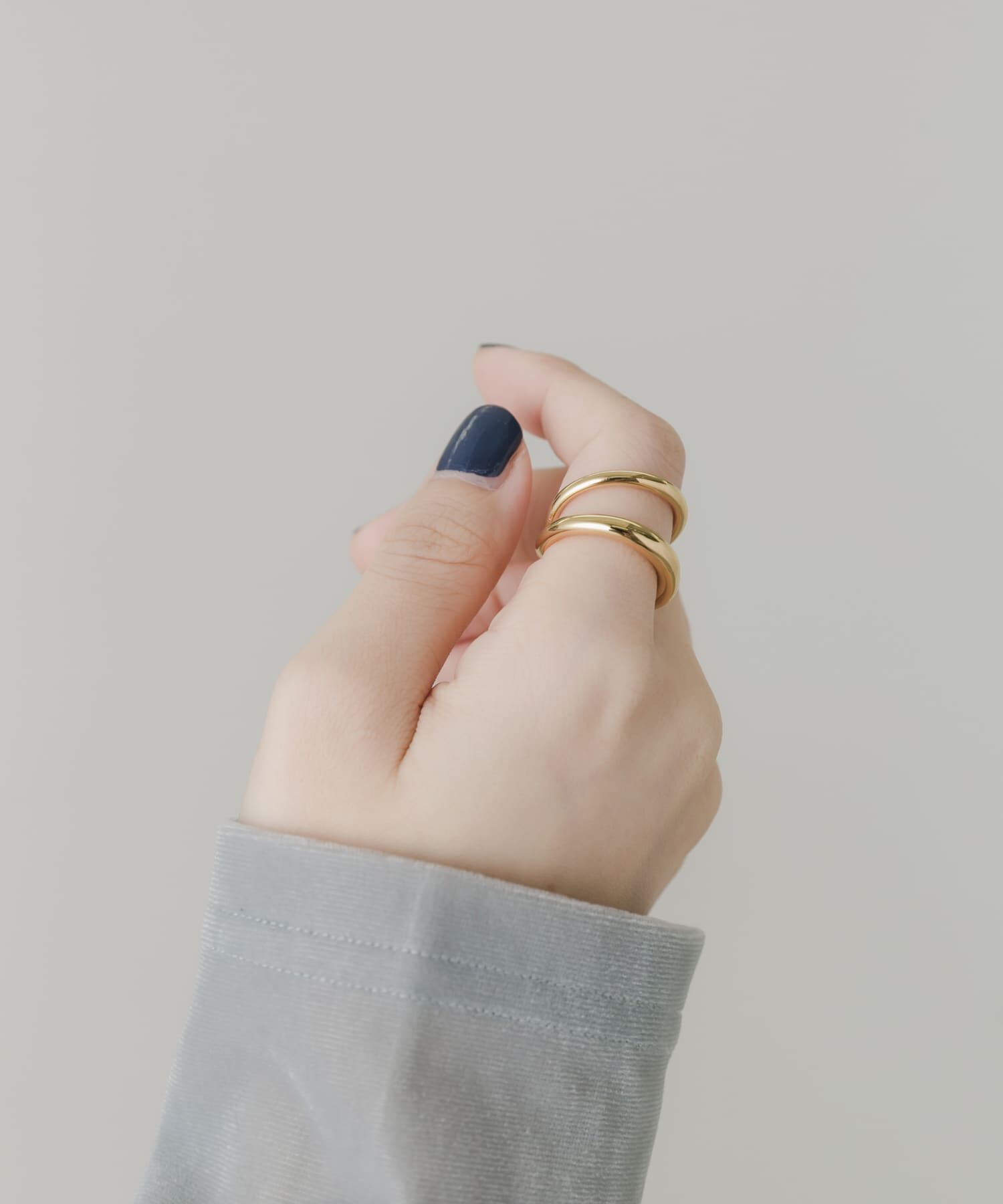 SMELLY「ステンレスニュアンスラインリング」|リング|