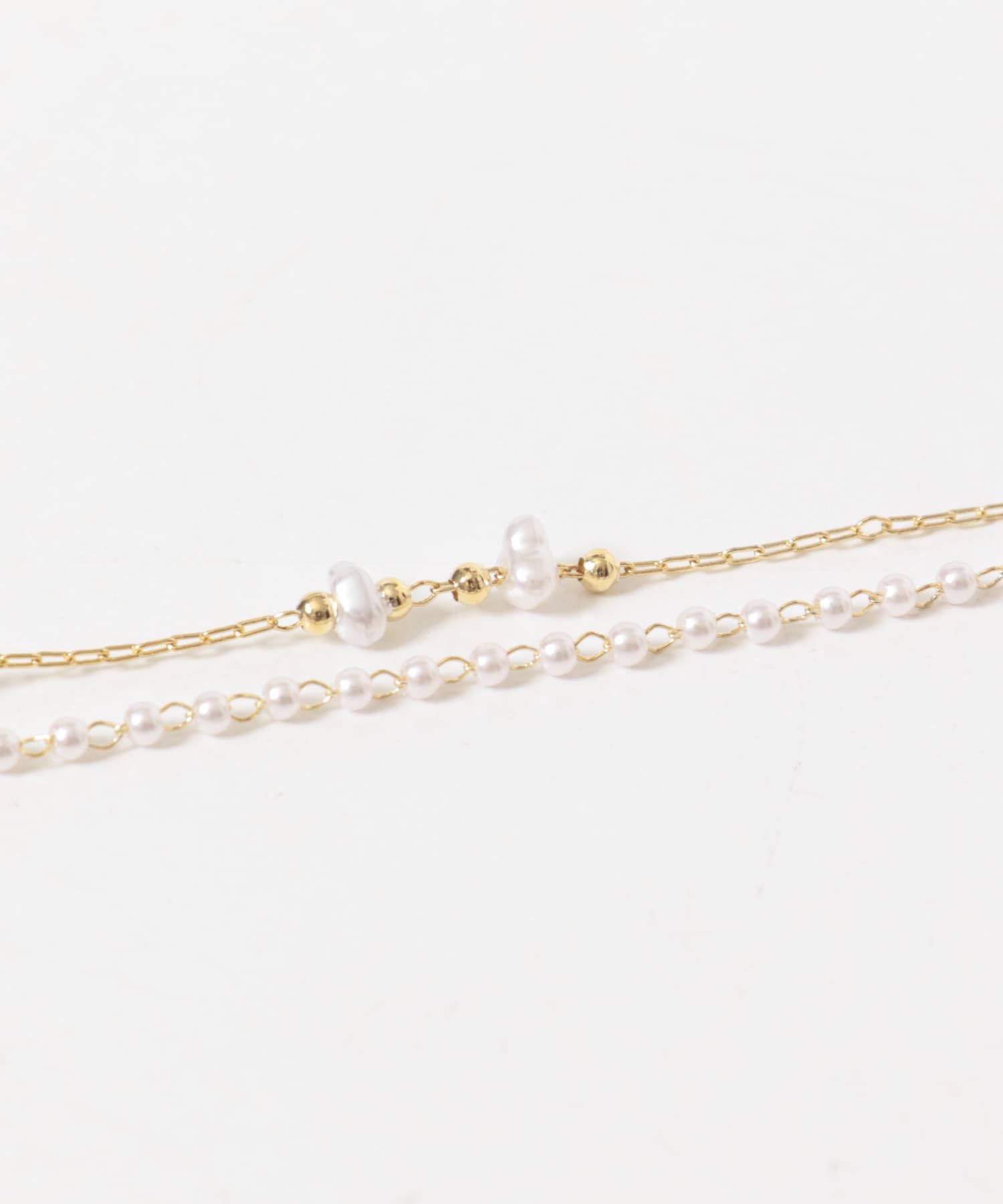 SMELLY「パールストーン2セットブレスレット」|ブレスレット・バングル|