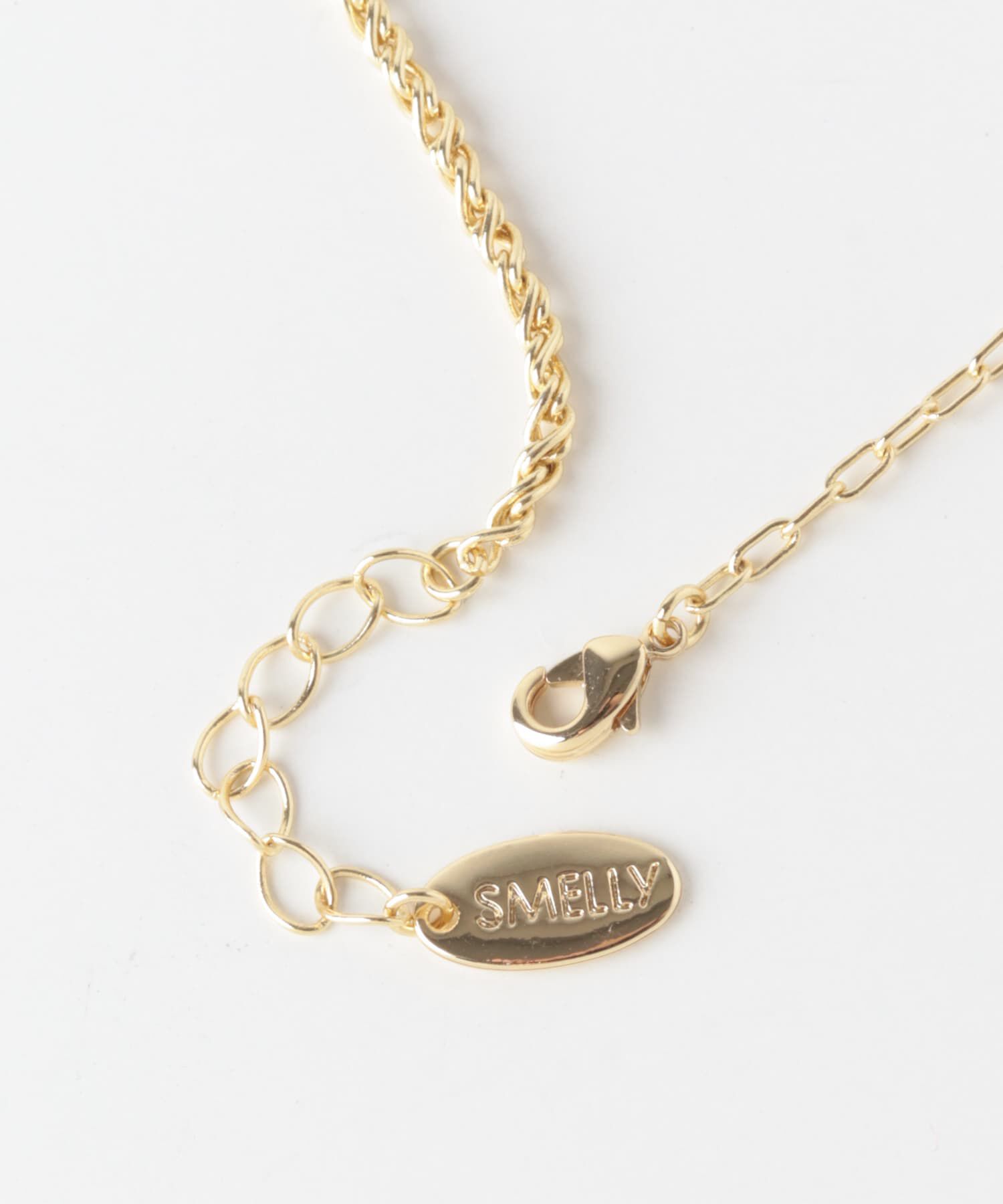 SMELLY「スクエアプレートトップネックレス」|ネックレス|