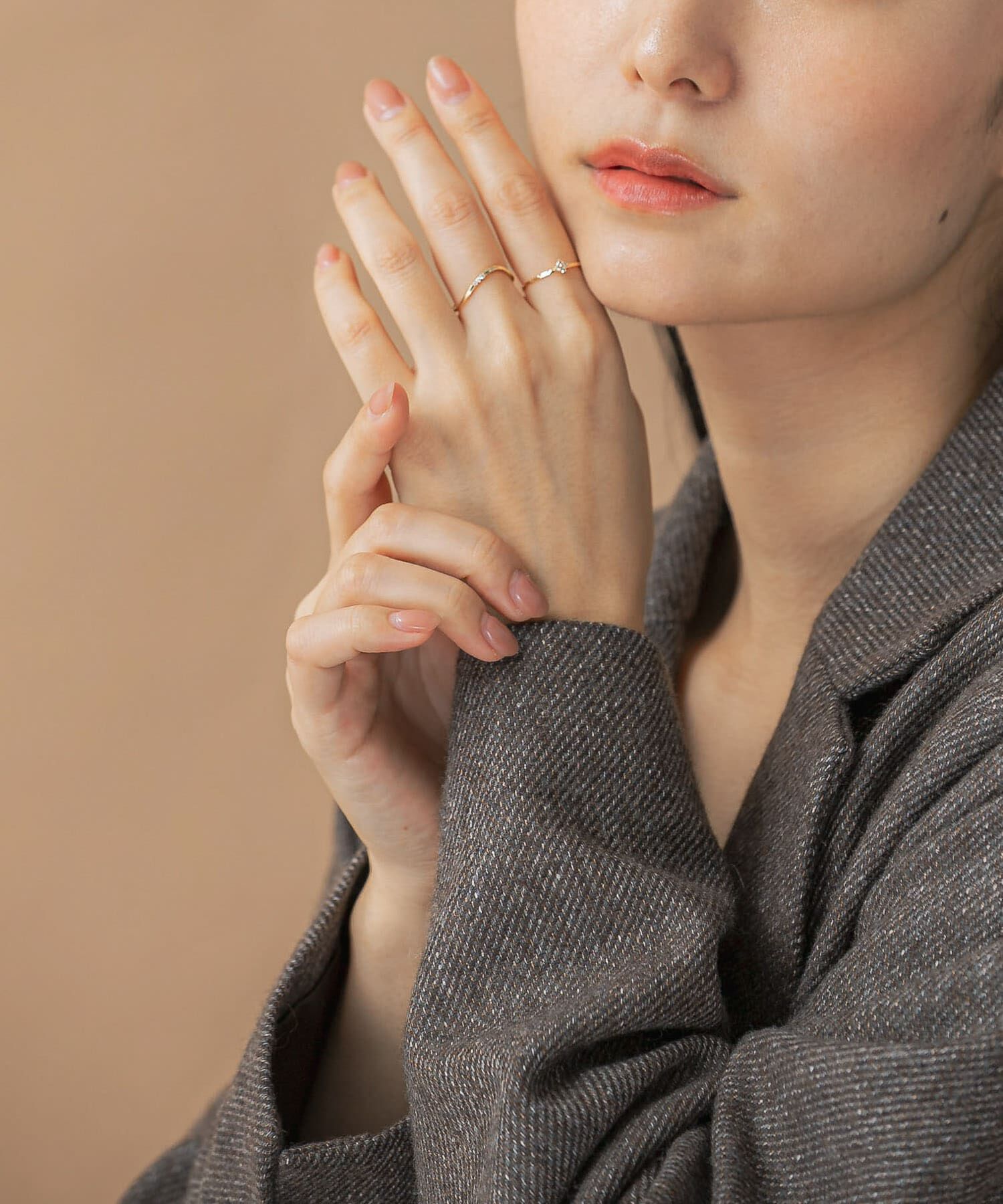 URBAN RESEARCH ROSSO「Favorible　Curvy diamond ring」|リング|