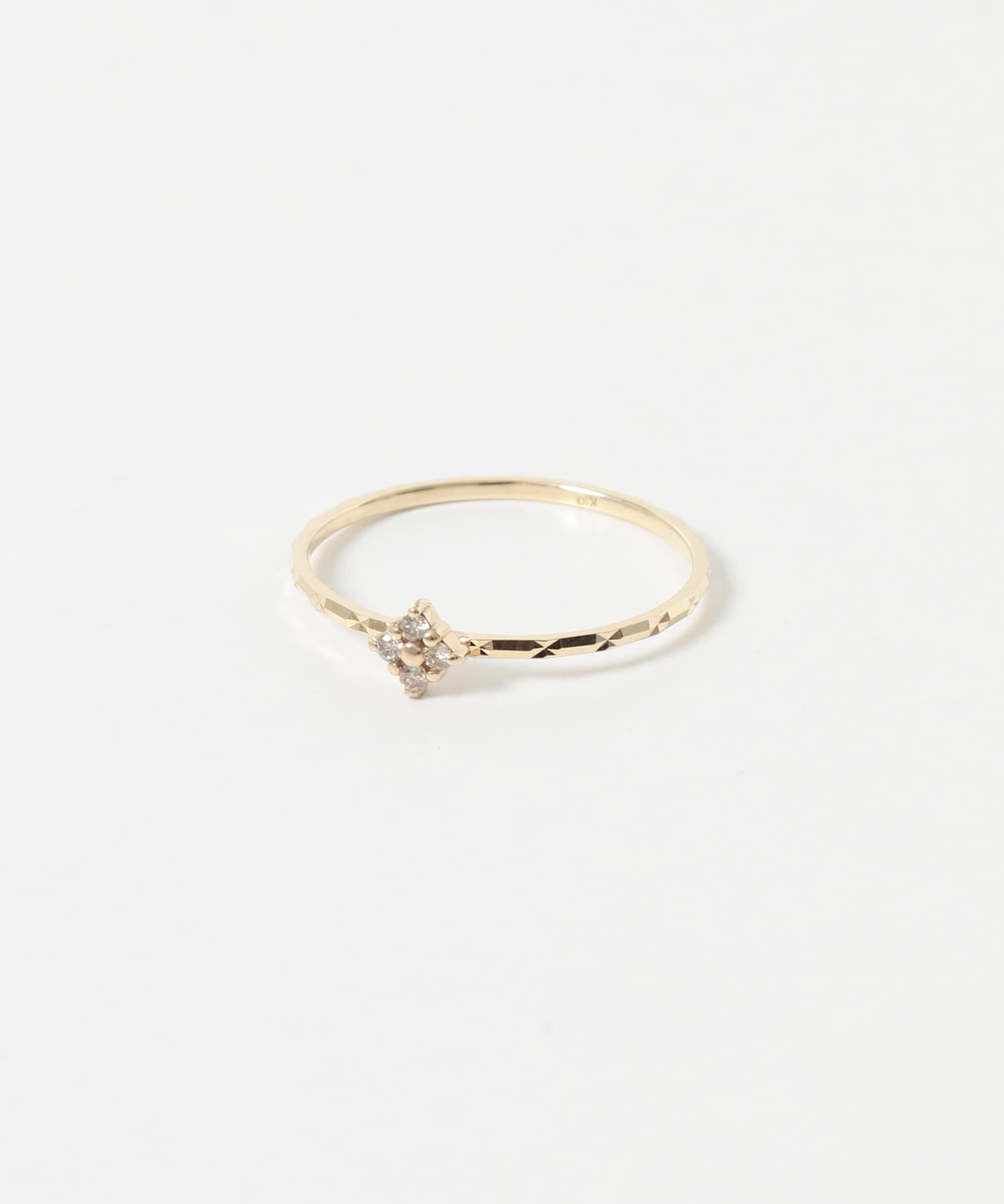 URBAN RESEARCH ROSSO「Favorible　Studs border diamond ring」|リング|