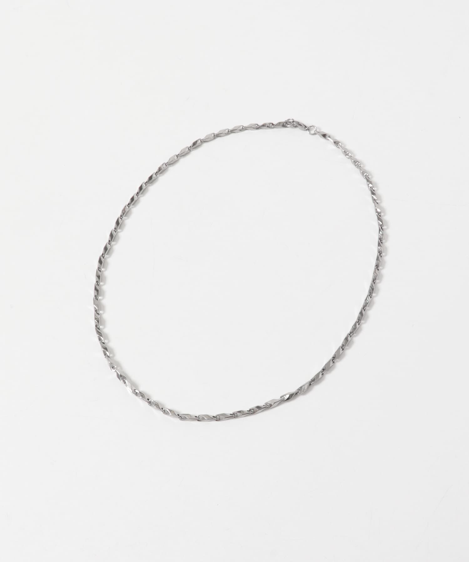 SMELLY「ステンレスツイストデザインチェーンネックレス」|ネックレス|