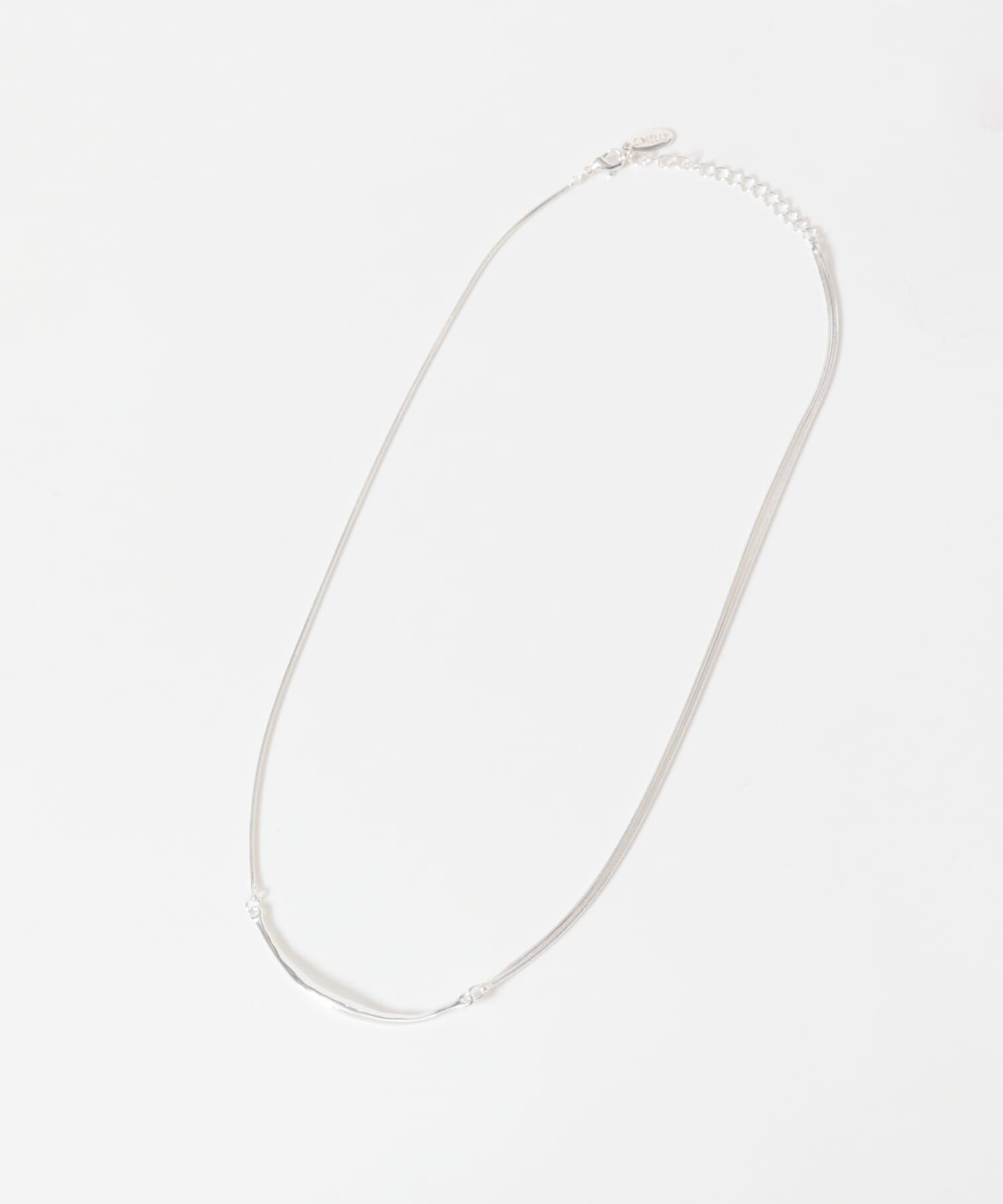 SMELLY「ニュアンスメタルバーネックレス」|ネックレス|