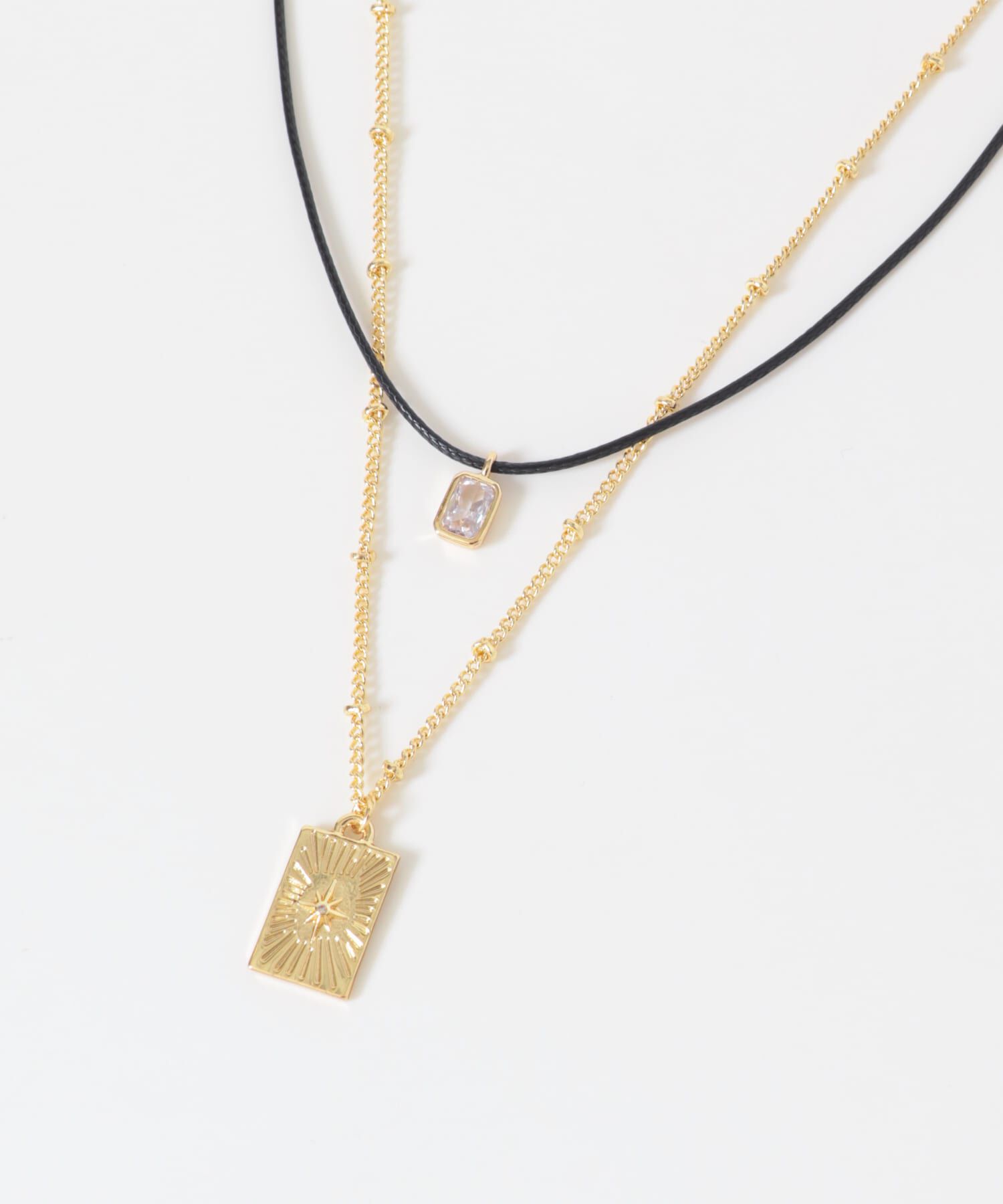 SMELLY「チャームコードレイヤードネックレス」|ネックレス|