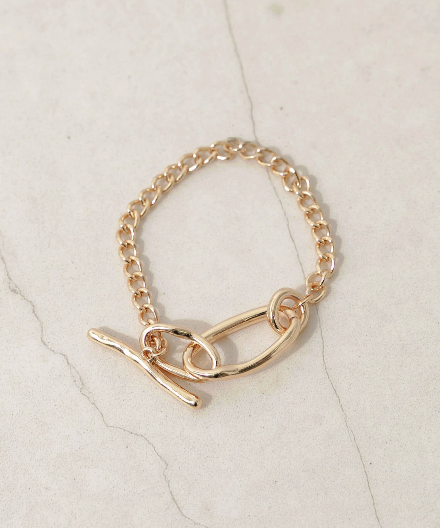 SMELLY「ニュアンスオーバルチェーンマンテルブレスレット」|ブレスレット・バングル|ゴールド