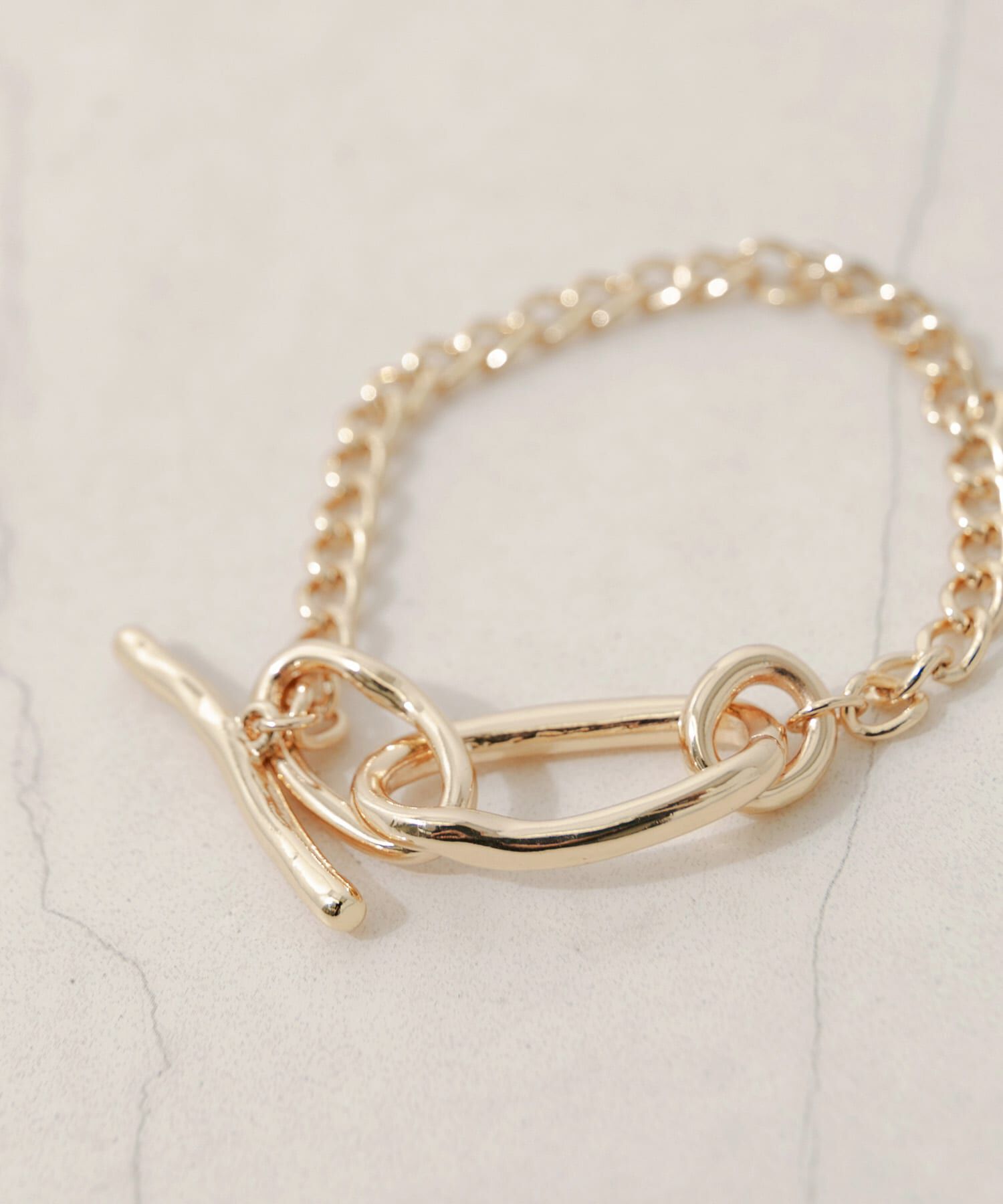 SMELLY「ニュアンスオーバルチェーンマンテルブレスレット」|ブレスレット・バングル|