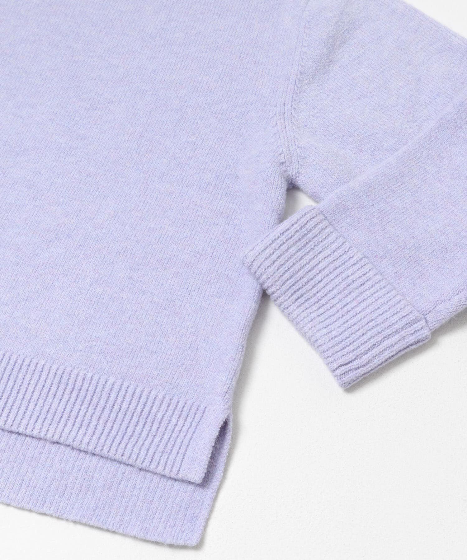 URBAN RESEARCH DOORS「『WEB/一部店舗限定』ターンバック袖ショート丈ニット」|ニット・セーター|