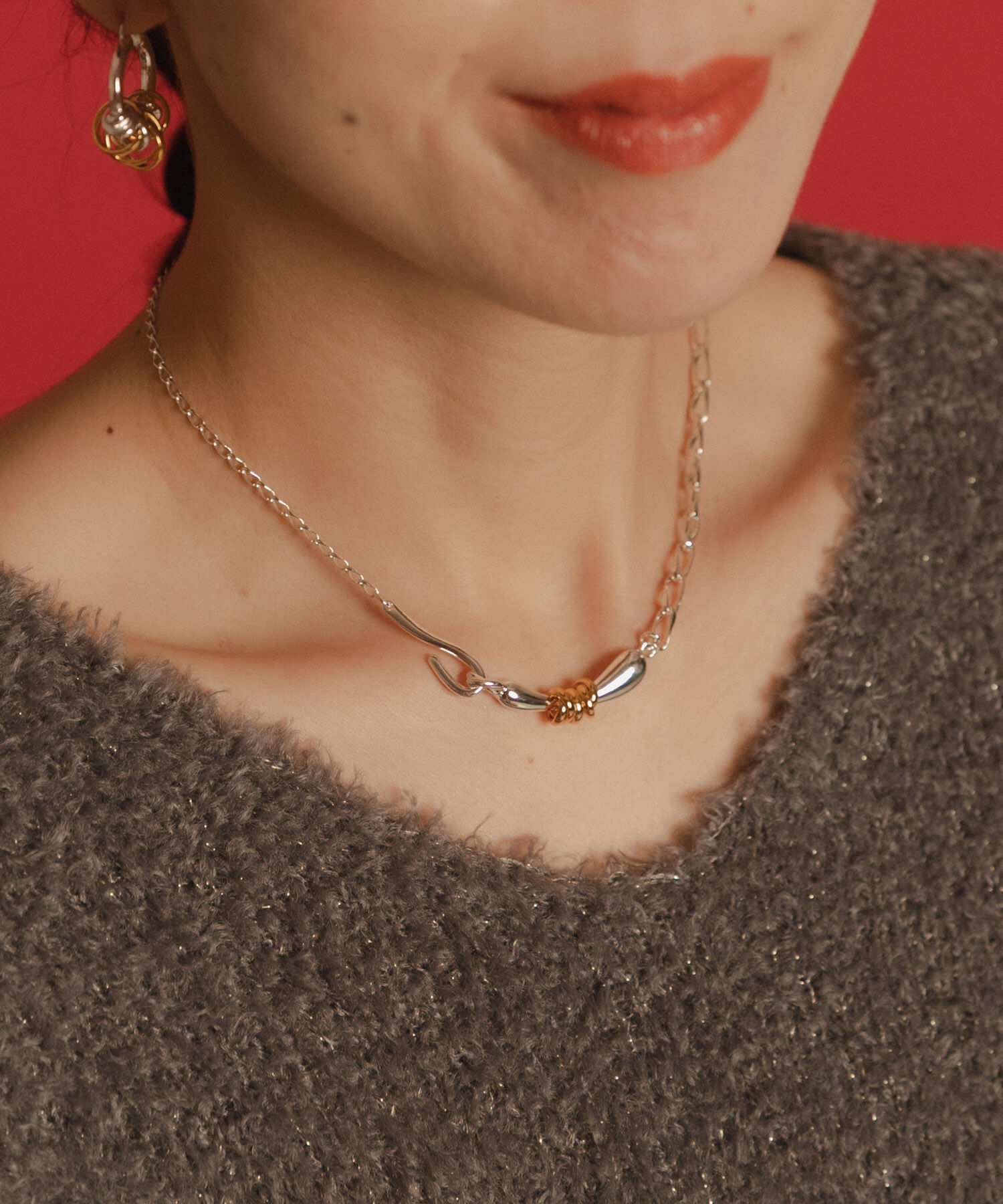 Sonny Label 「LAPUIS　Flow Coil チョーカー」|ネックレス|ゴールド系その他