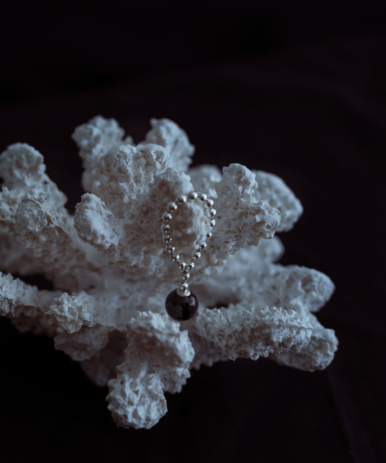 SMELLY「SMELLY so&rsquo;　onyx ball chain ring」|リング|