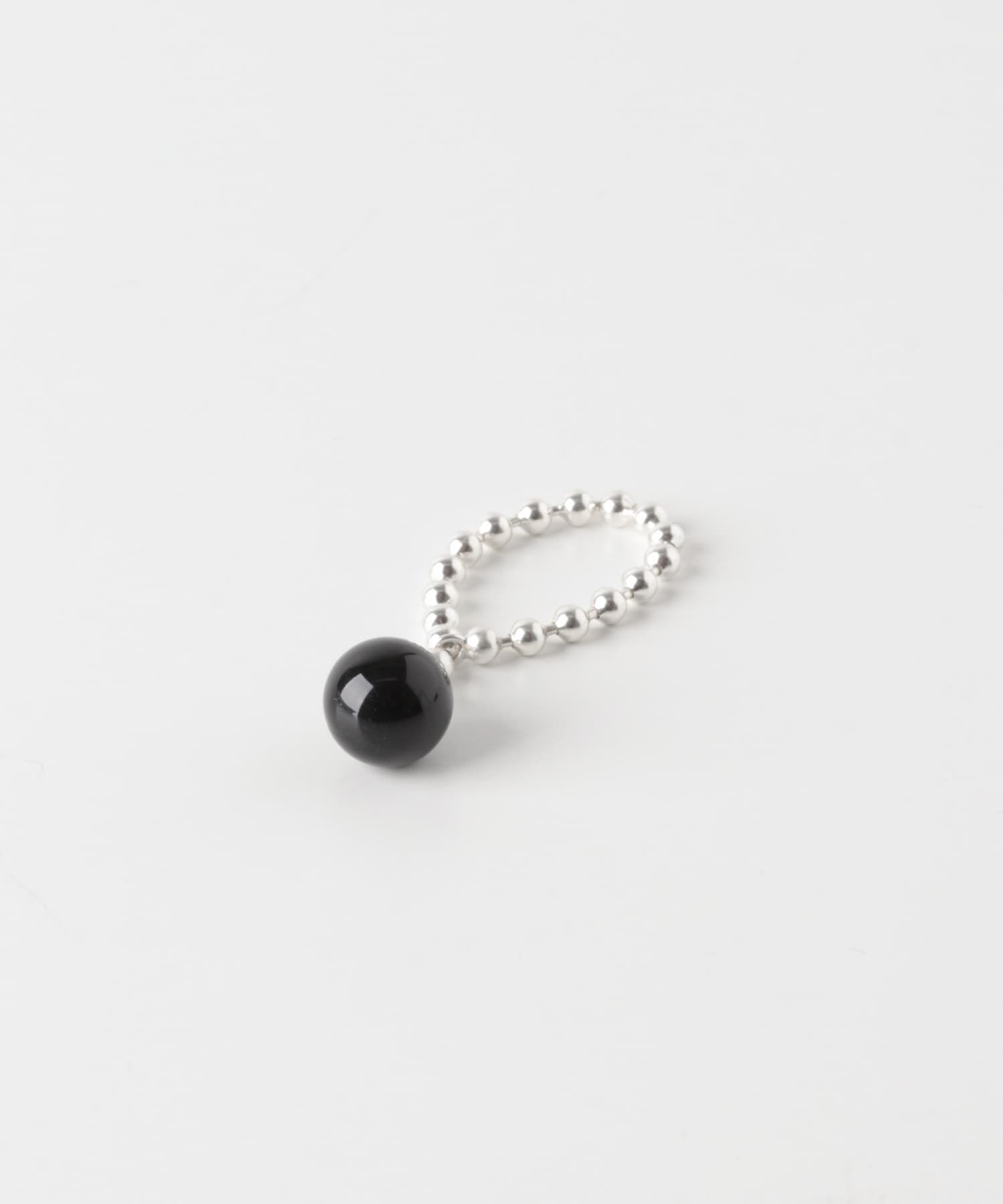 SMELLY「SMELLY so&rsquo;　onyx ball chain ring」|リング|