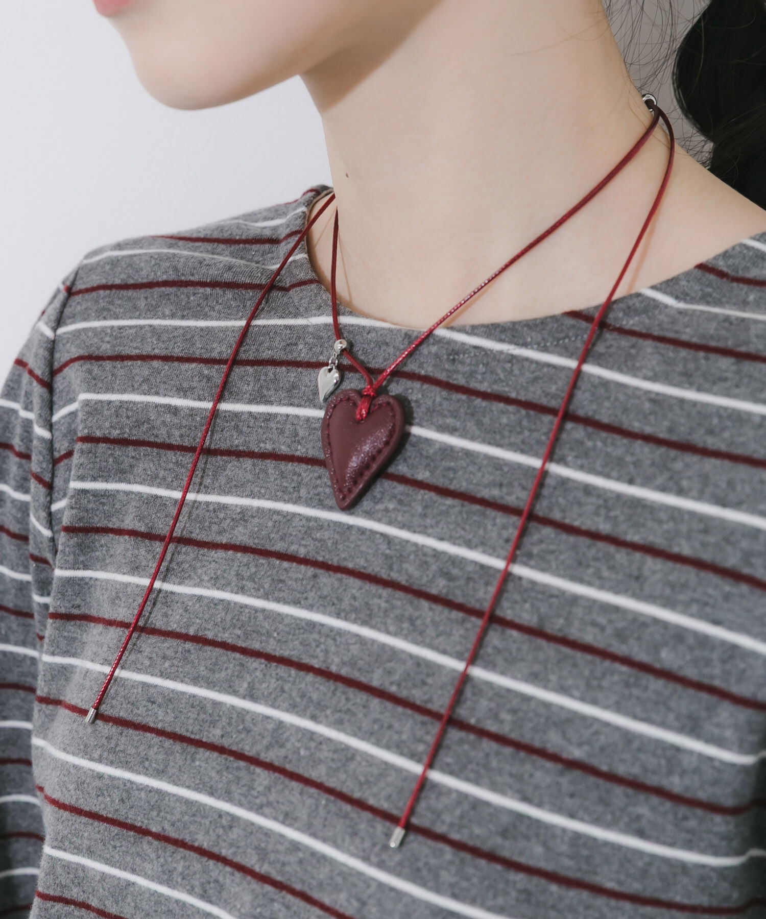 SMELLY「ハートカラーコードネックレス」|ネックレス|