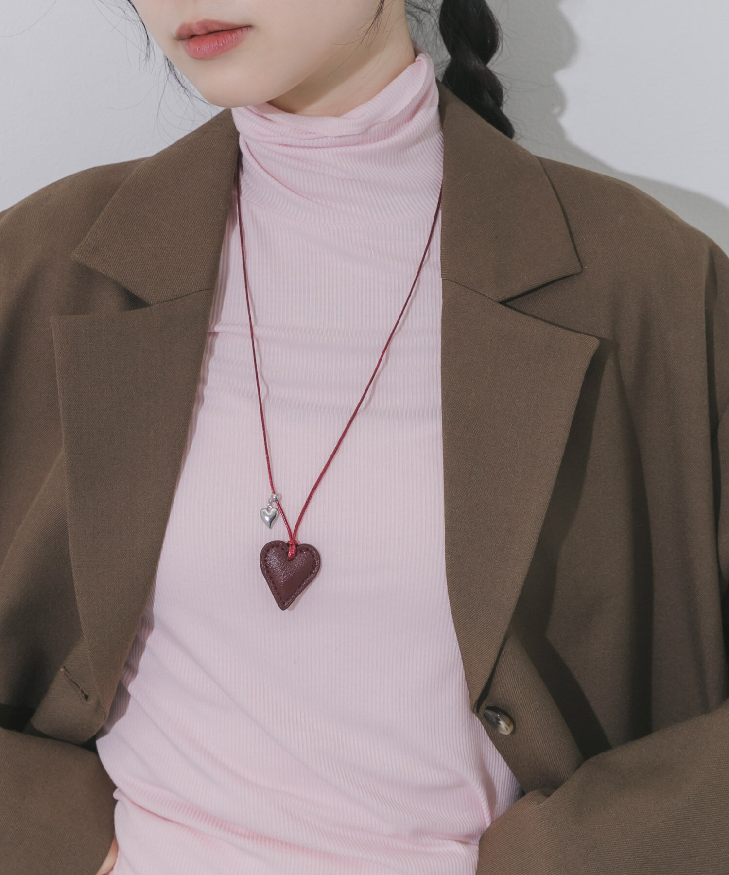 SMELLY「ハートカラーコードネックレス」|ネックレス|