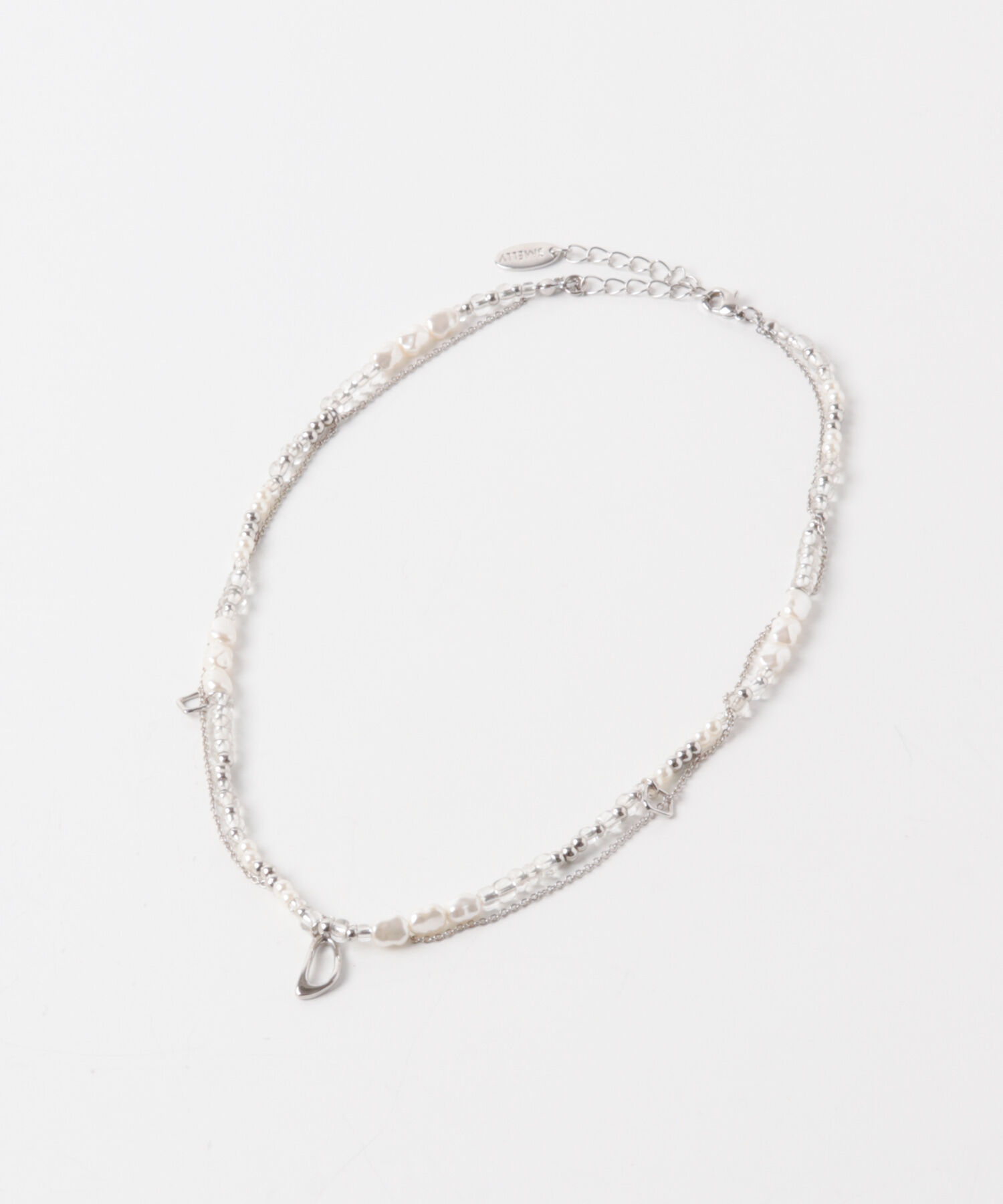 SMELLY「マルチビーズレイヤードネックレス」|ネックレス|