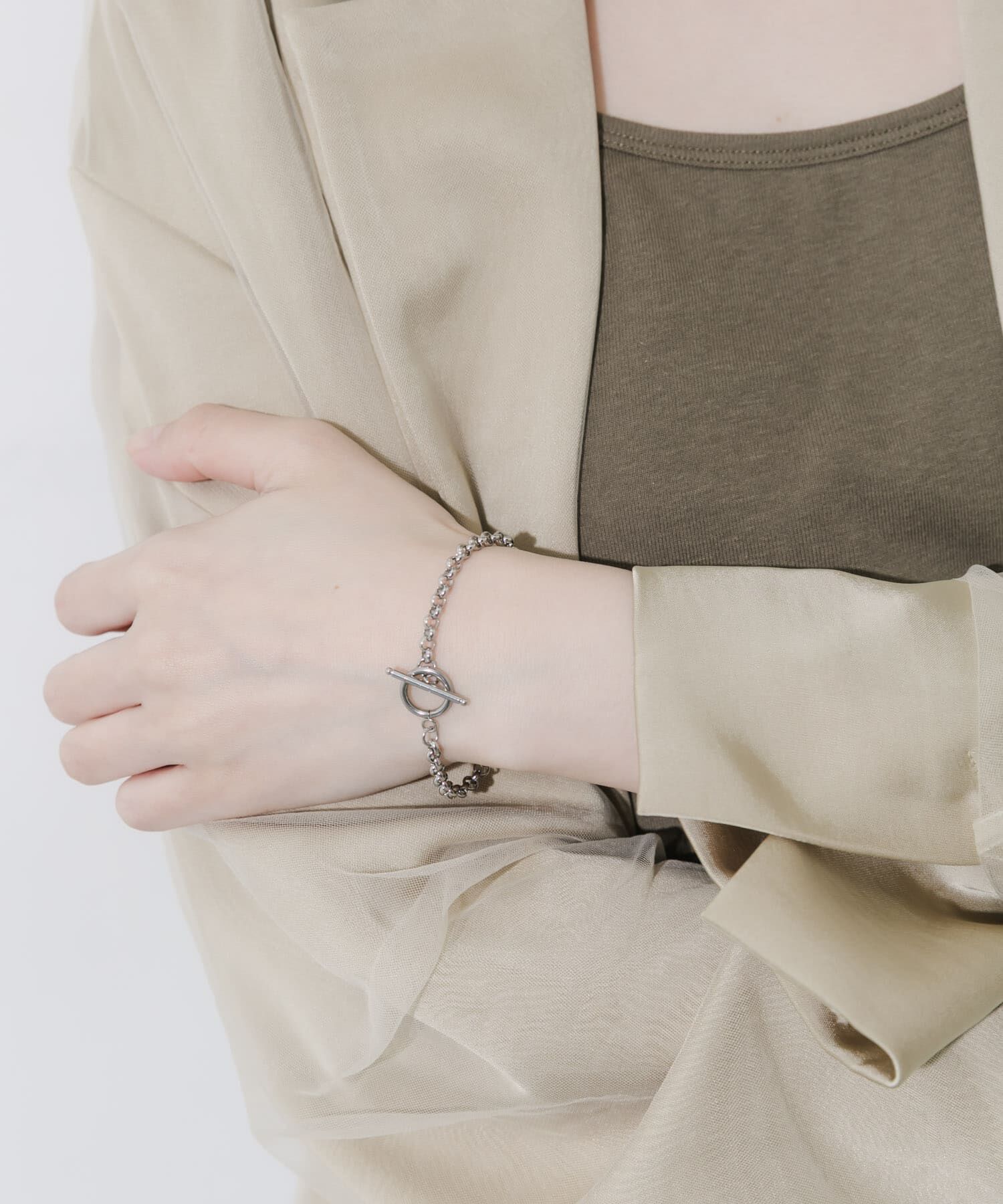 SMELLY「ステンレスシンプルマンテルブレスレット」|ブレスレット・バングル|