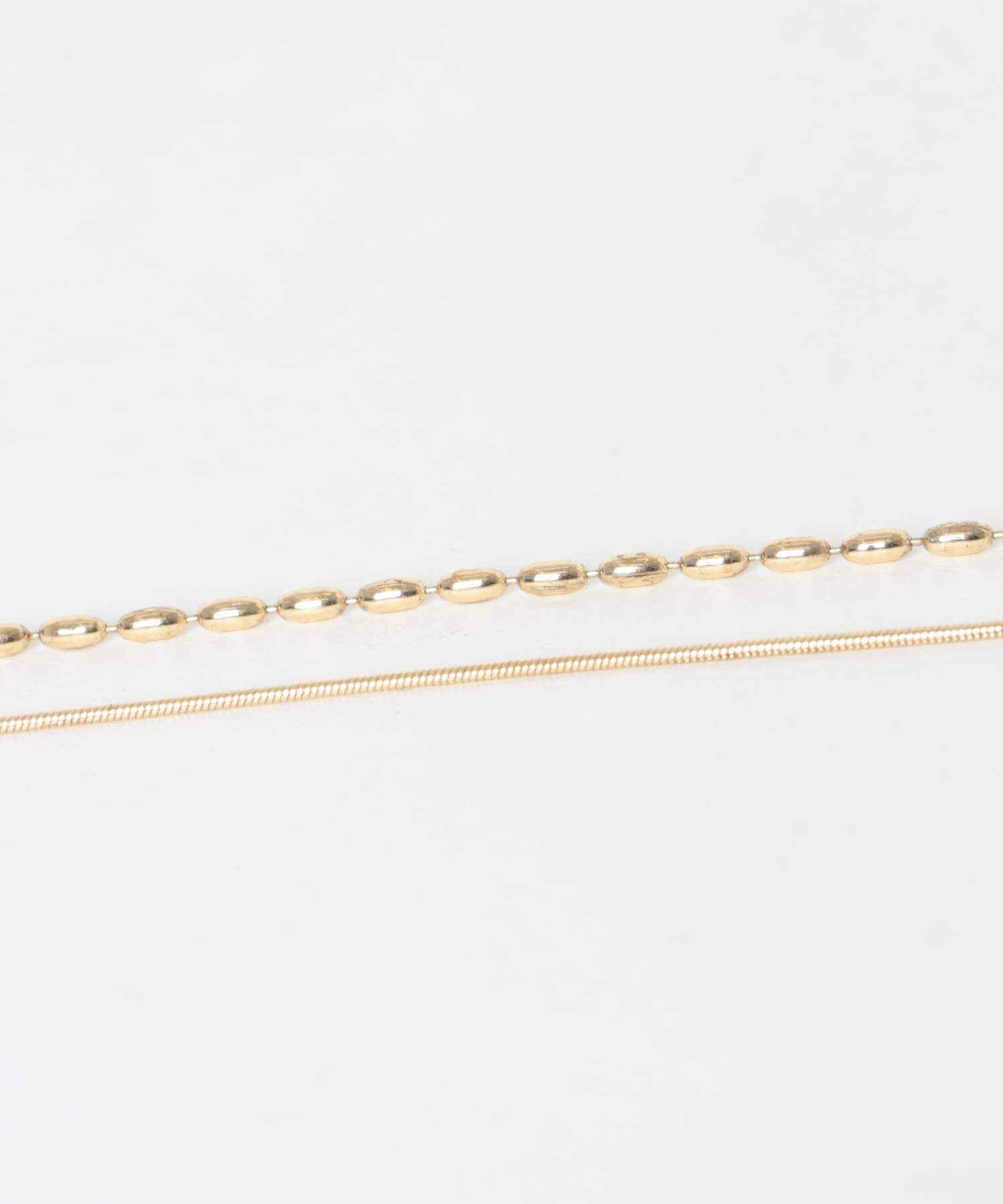 URBAN RESEARCH ROSSO「CHIGNON　ロング2チェーンマンテルネックレス」|ネックレス|