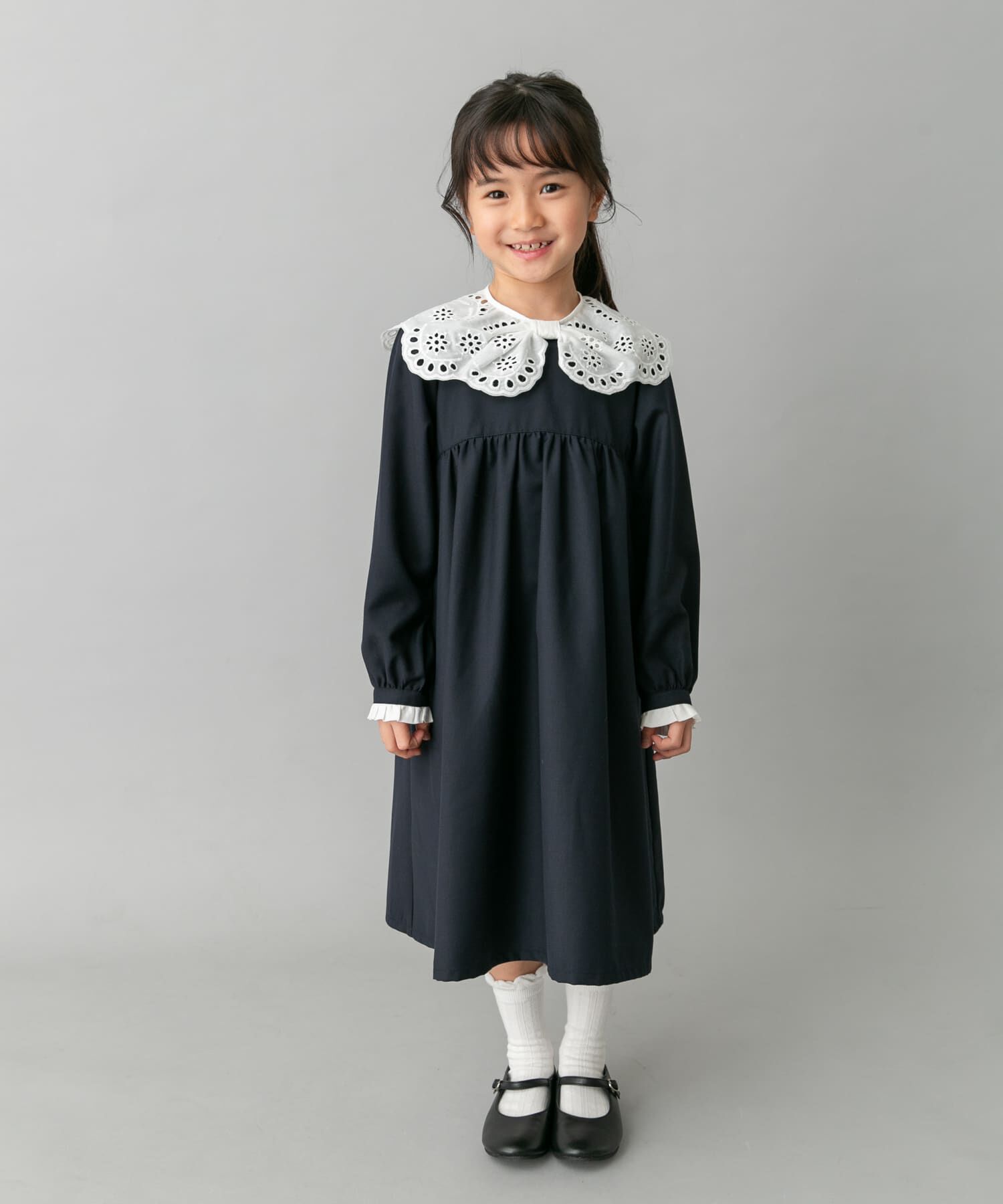 URBAN RESEARCH DOORS「スカラーレース襟ワンピース(KIDS)」|ワンピース|