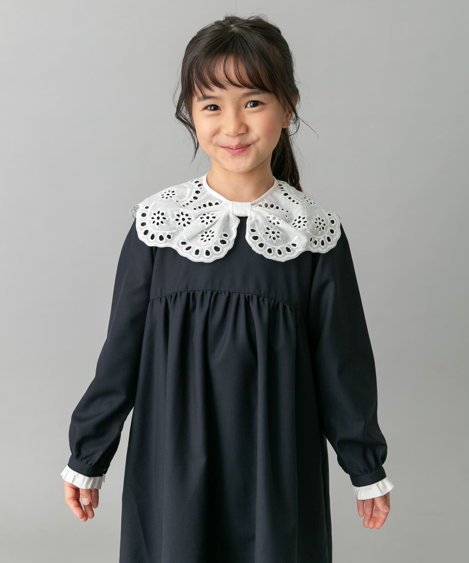 URBAN RESEARCH DOORS「スカラーレース襟ワンピース(KIDS)」|ワンピース|