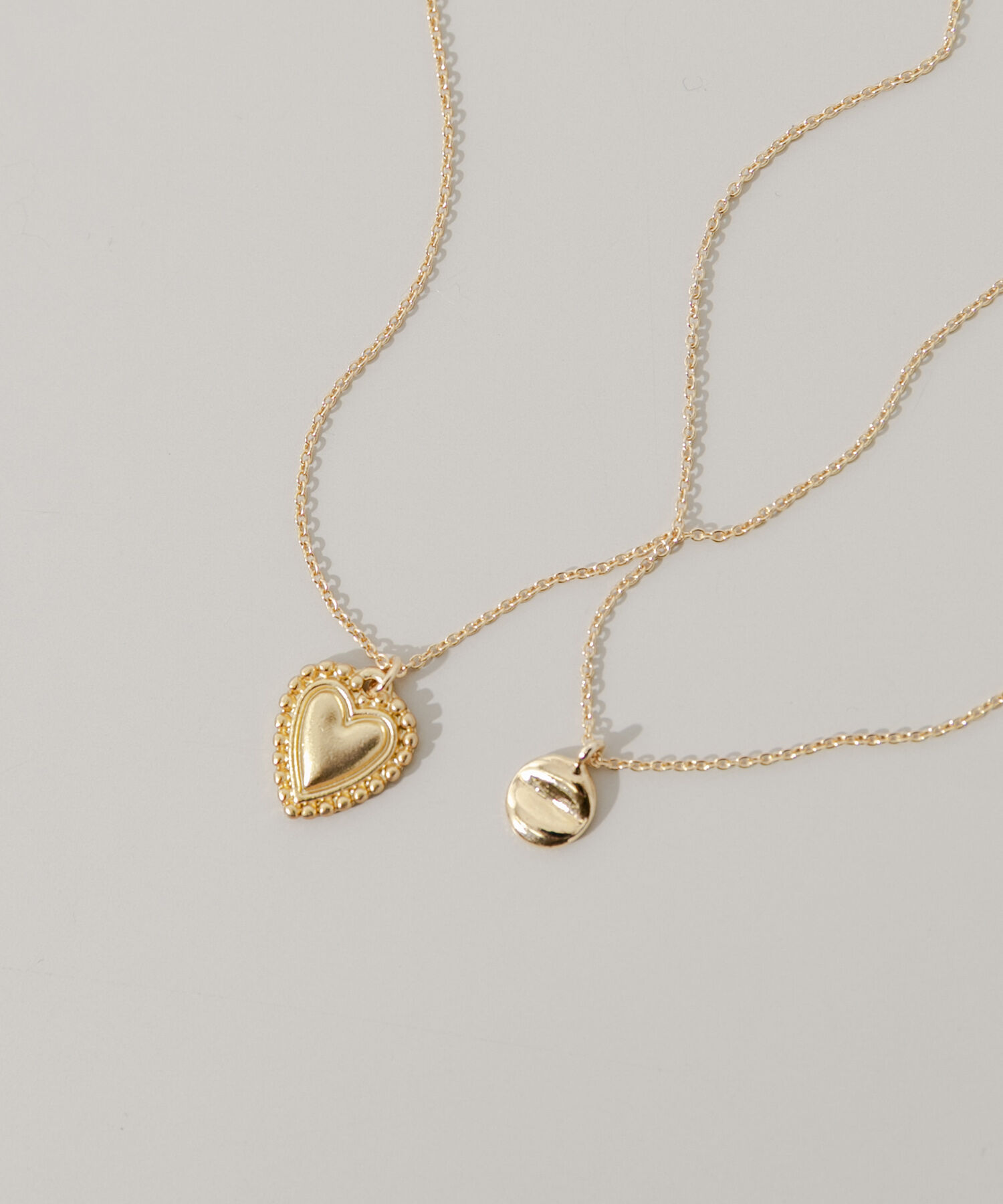SMELLY「ハートコンチョ2セットネックレス」|ネックレス|