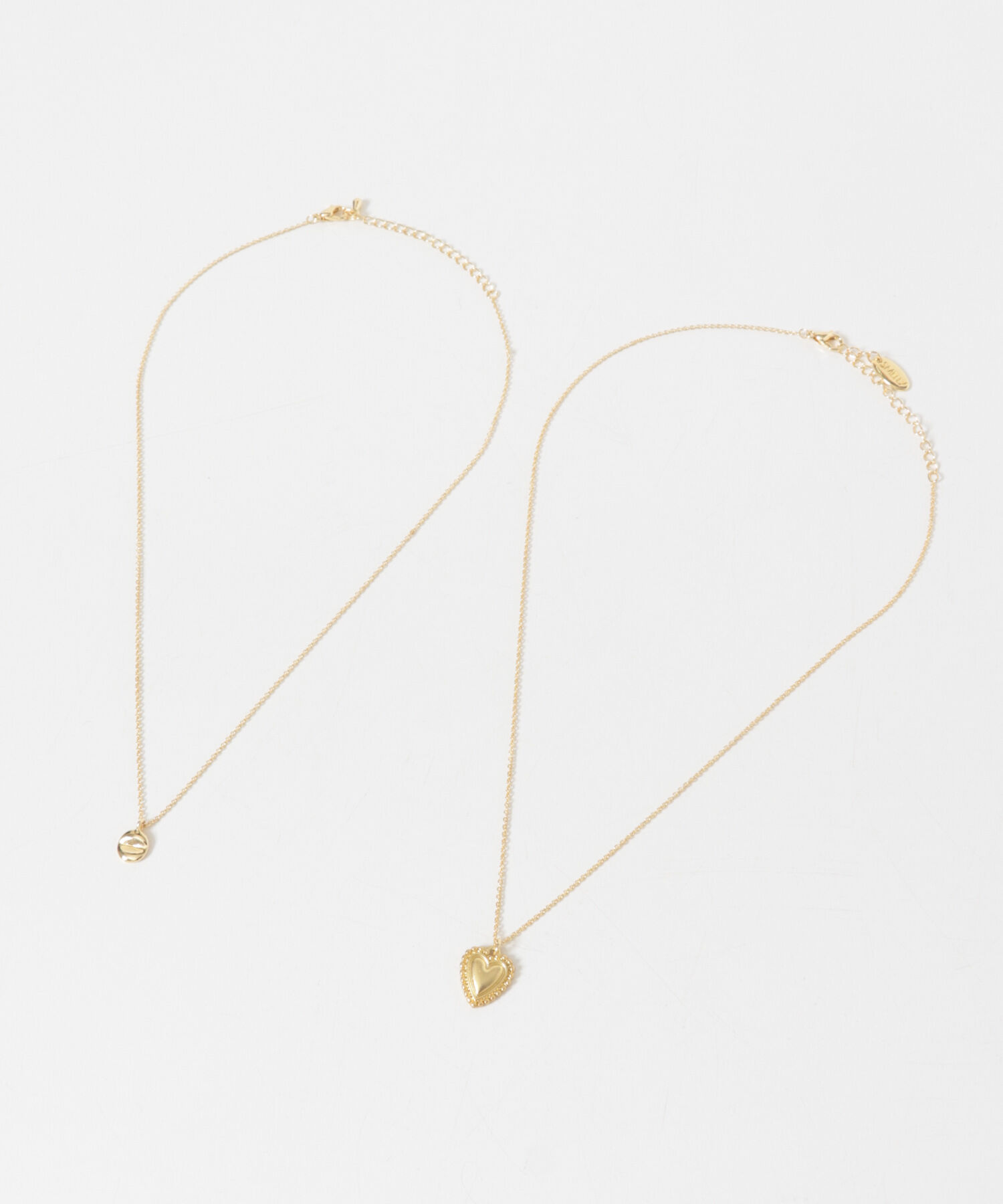 SMELLY「ハートコンチョ2セットネックレス」|ネックレス|