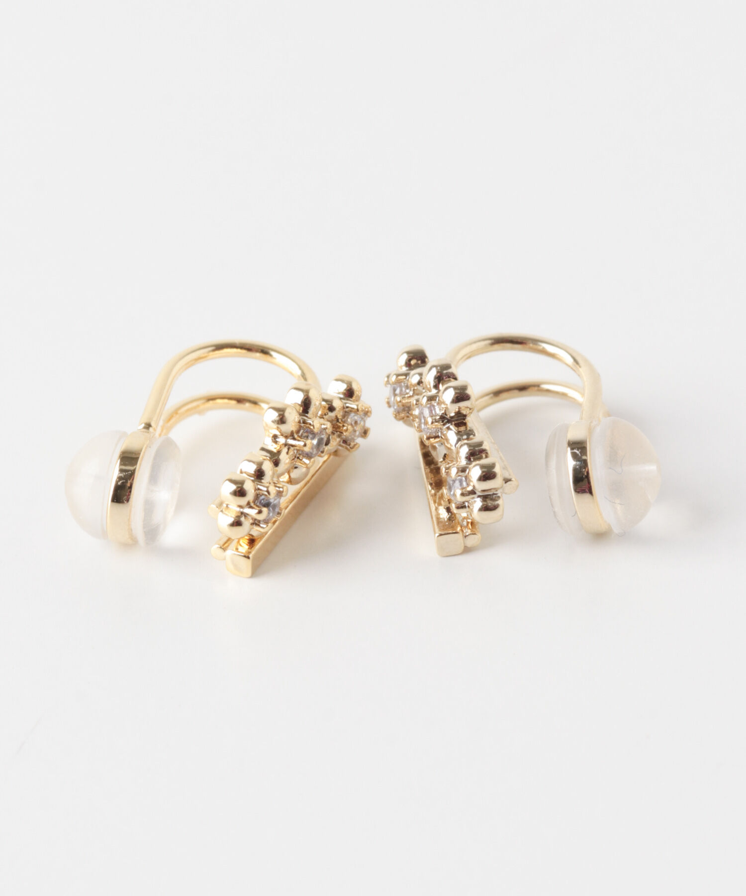 SMELLY「フラワービジューオメガイヤリング」|イヤリング|