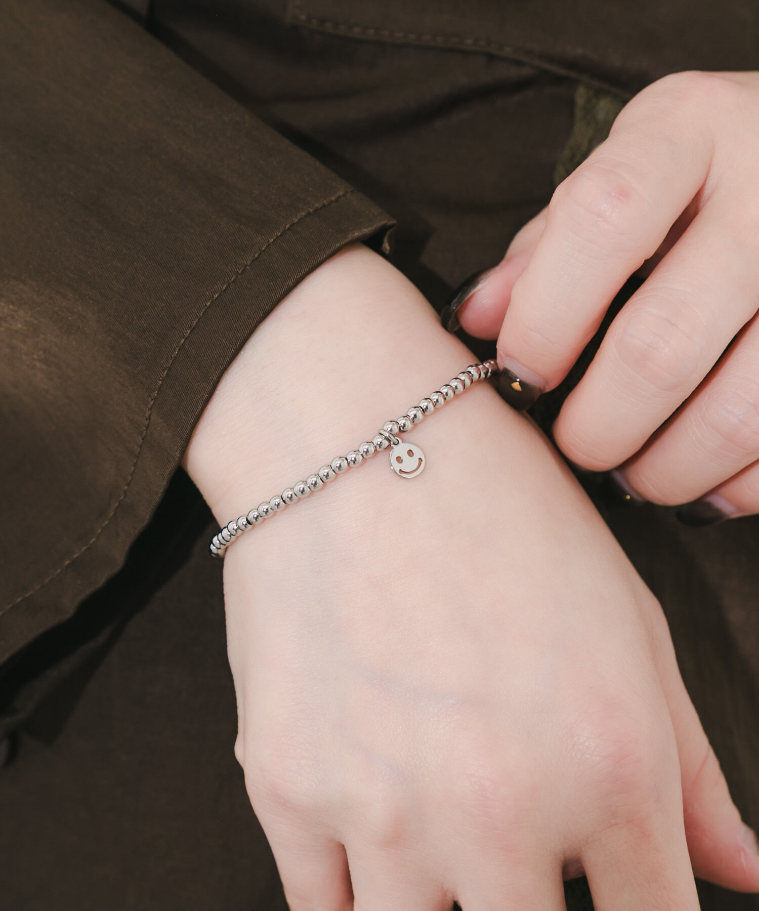 SMELLY「ステンレスチャームビーズブレスレット」|ブレスレット・バングル|