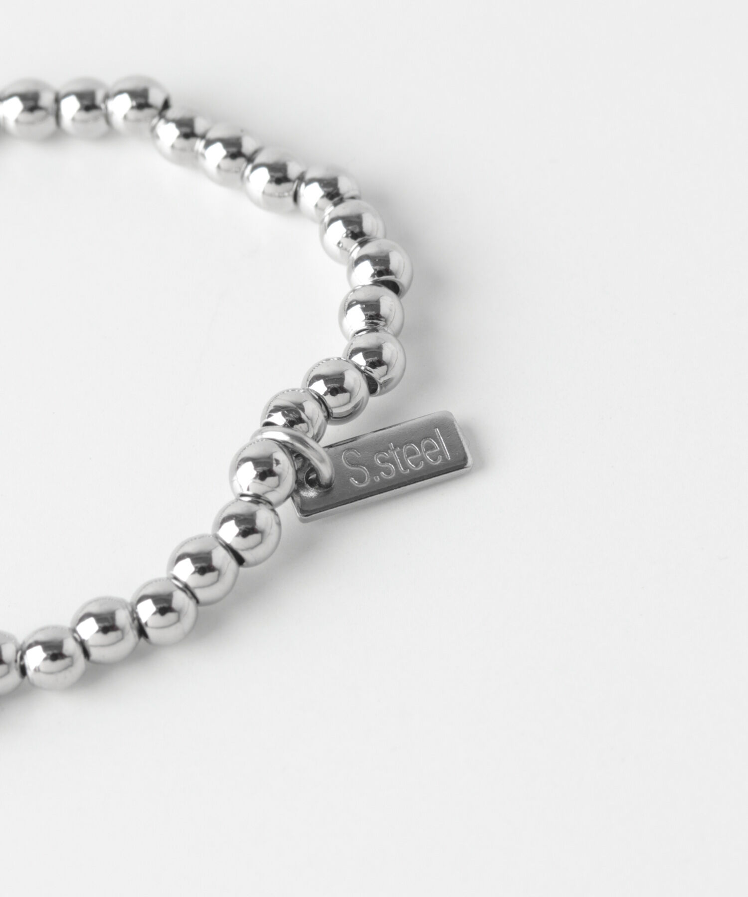 SMELLY「ステンレスチャームビーズブレスレット」|ブレスレット・バングル|