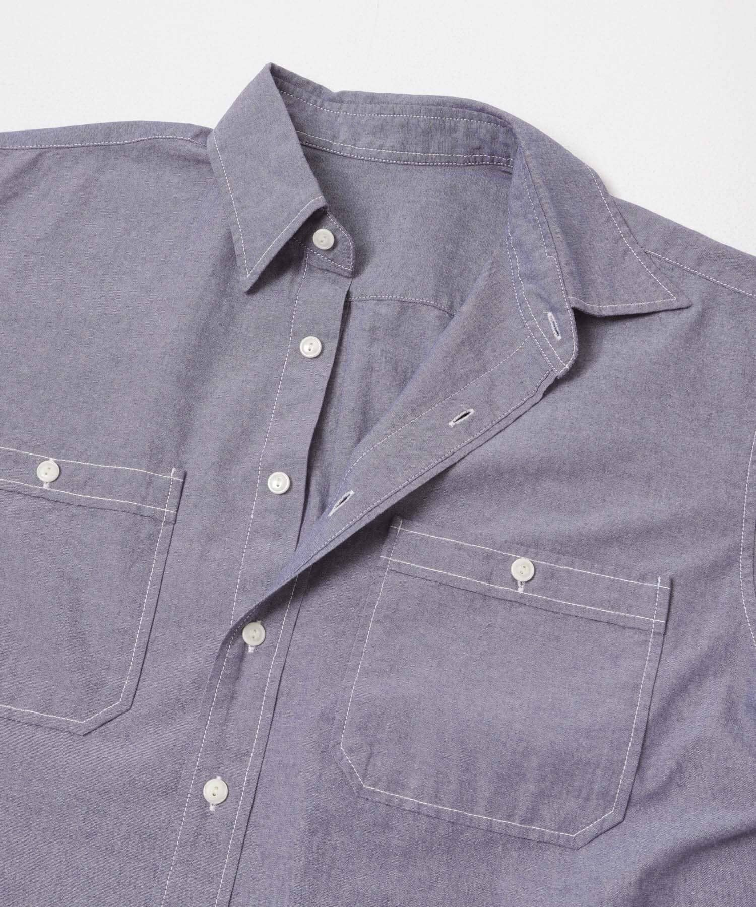 URBAN RESEARCH DOORS「FORK&SPOON　ダブルポケットシャンブレーシャツ」|シャツ・ブラウス|