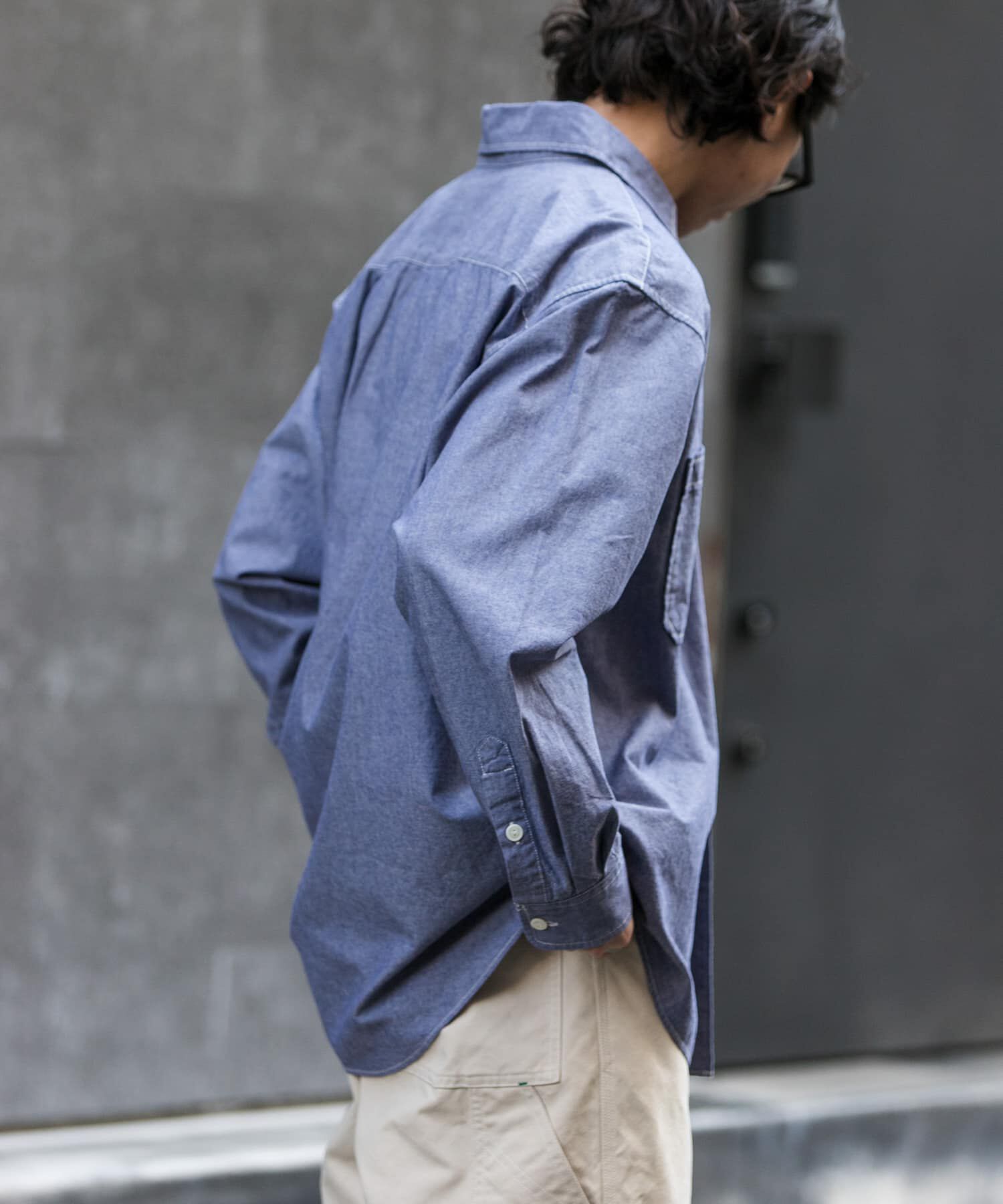 URBAN RESEARCH DOORS「FORK&SPOON　ダブルポケットシャンブレーシャツ」|シャツ・ブラウス|