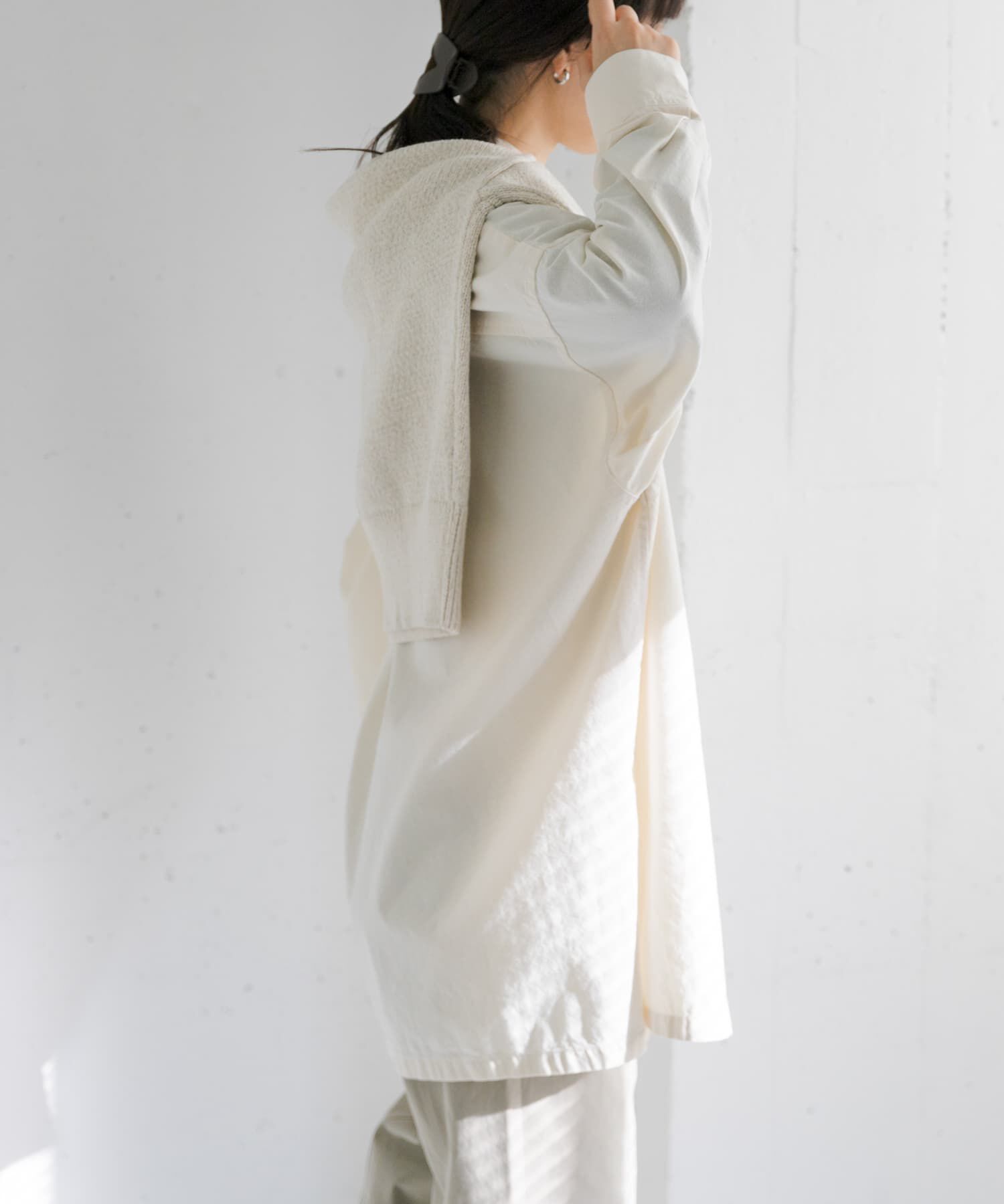 URBAN RESEARCH DOORS「FORK&SPOON　ビッグシャンブレーシャツ」|シャツ・ブラウス|