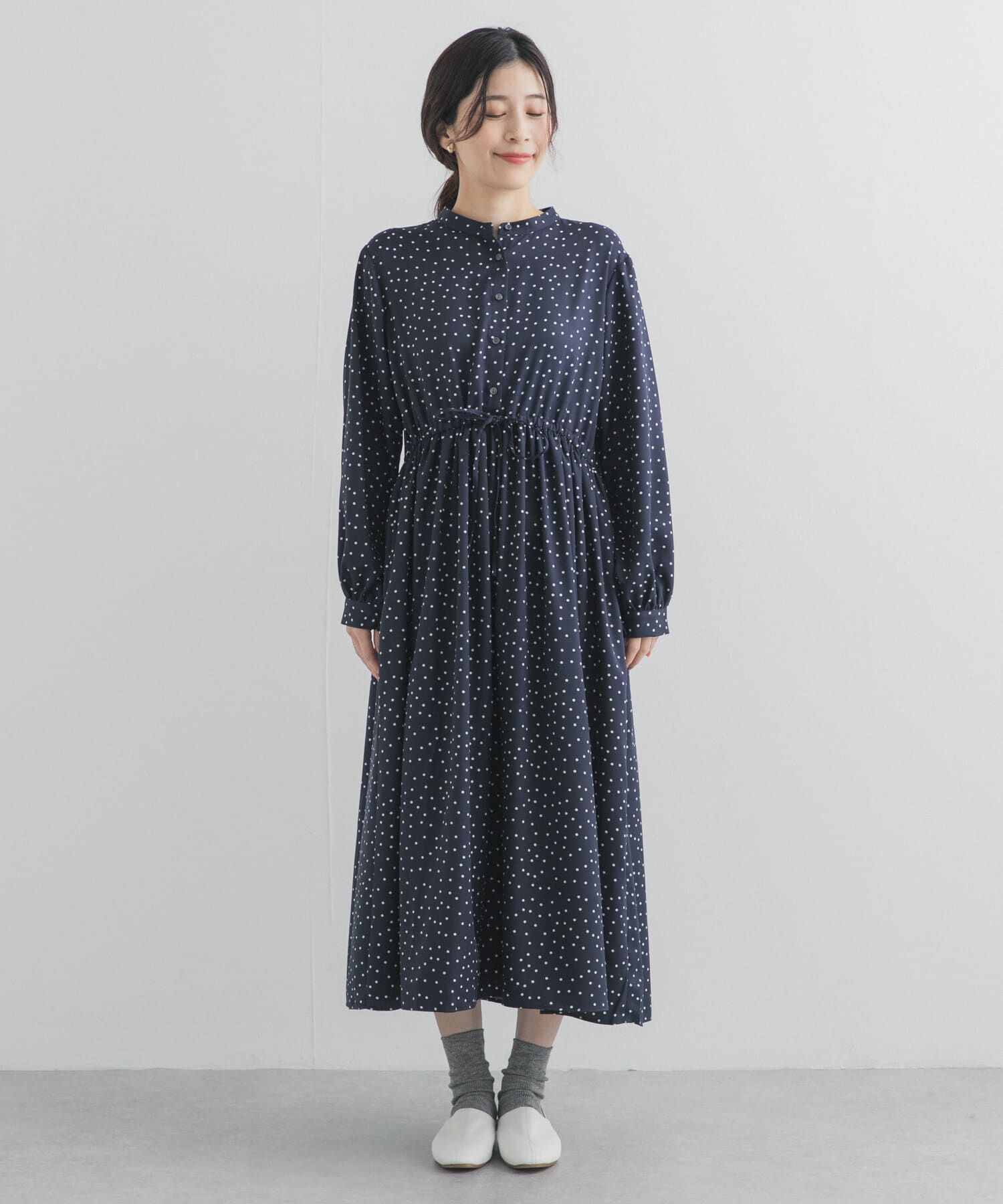 URBAN RESEARCH DOORS「ドットプリントワンピース」|ワンピース|