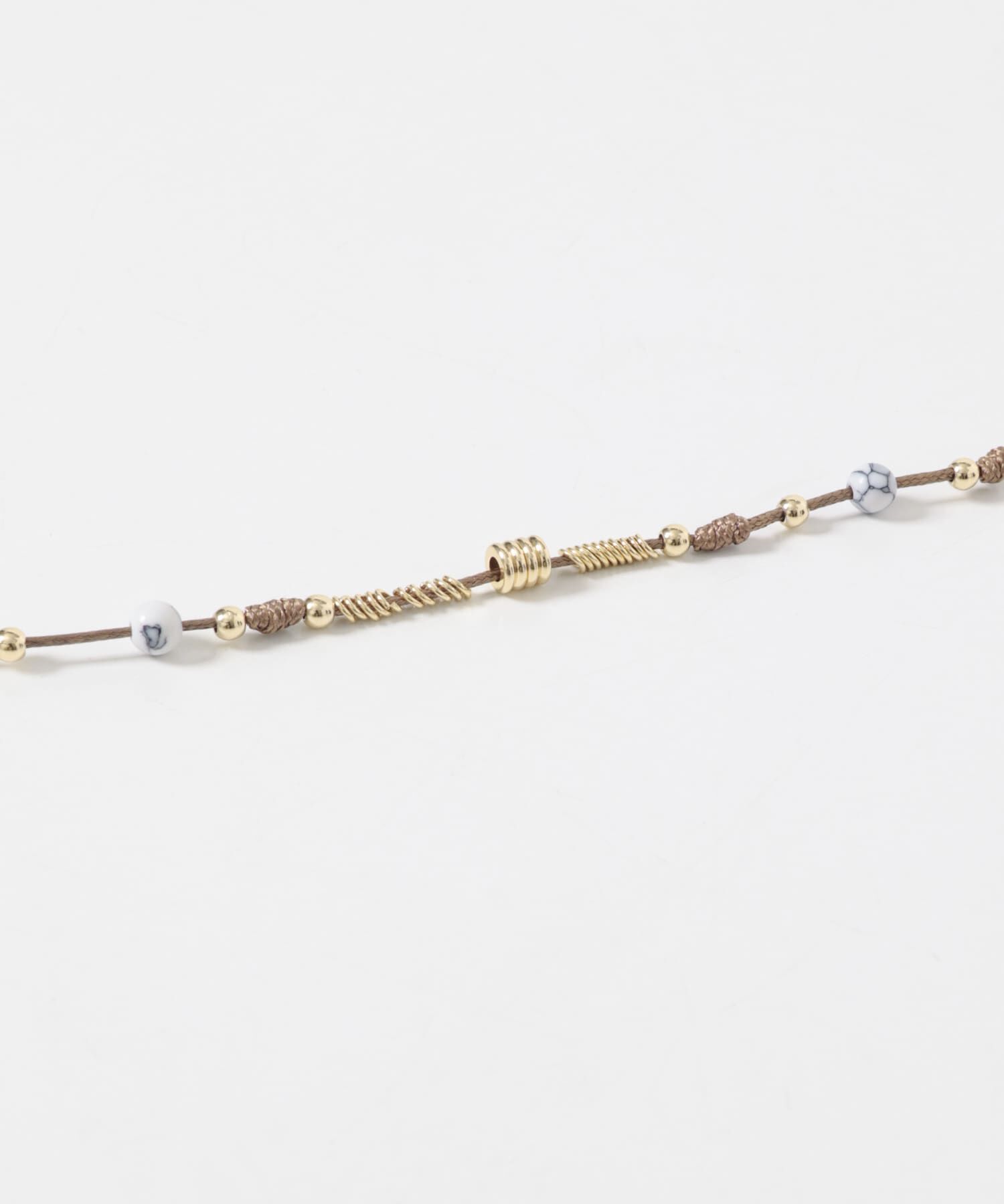 SMELLY「マルチビーズコードチョーカー」|ネックレス|