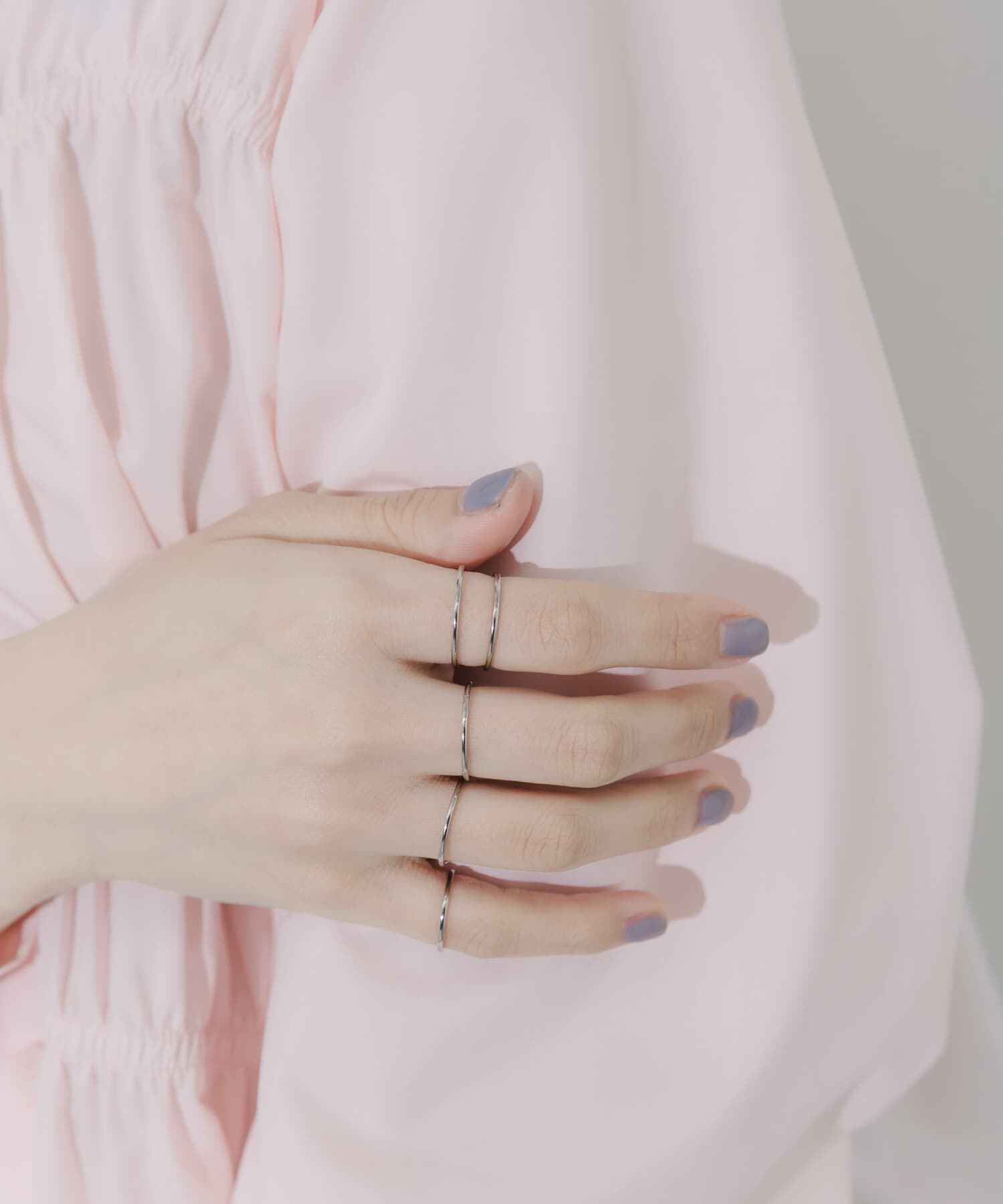 SMELLY「ステンレス5セットリング」|リング|