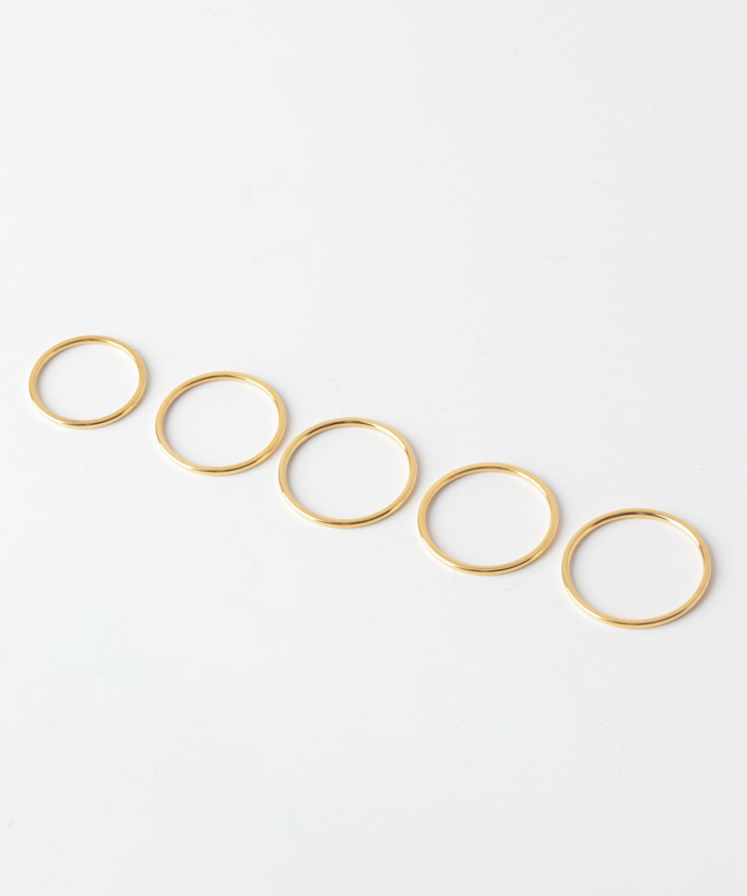 SMELLY「ステンレス5セットリング」|リング|