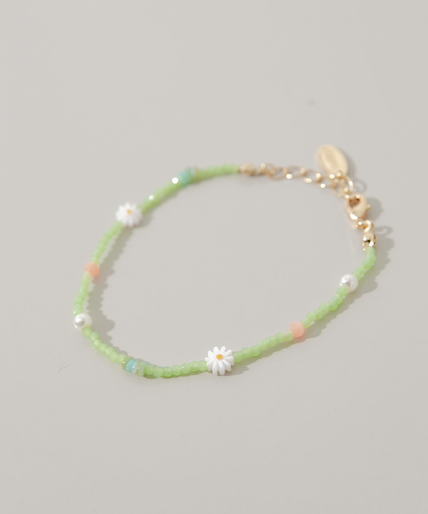 SMELLY「フラワーモチーフカラフルビーズブレスレット」|ブレスレット・バングル|