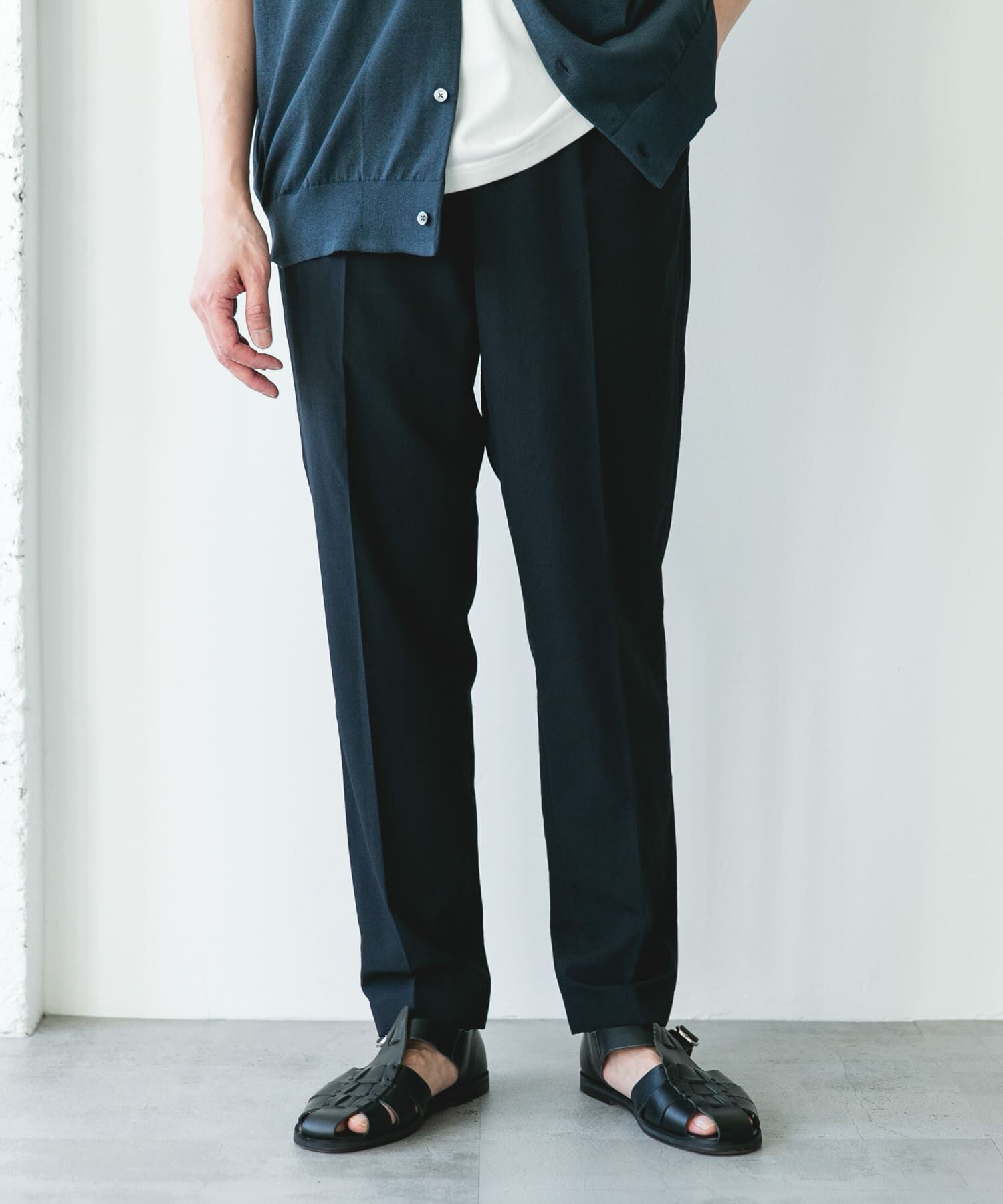 URBAN RESEARCH DOORS「『イージーケア/速乾/UVカット』クイックドライ テーパードトラウザー」|その他|