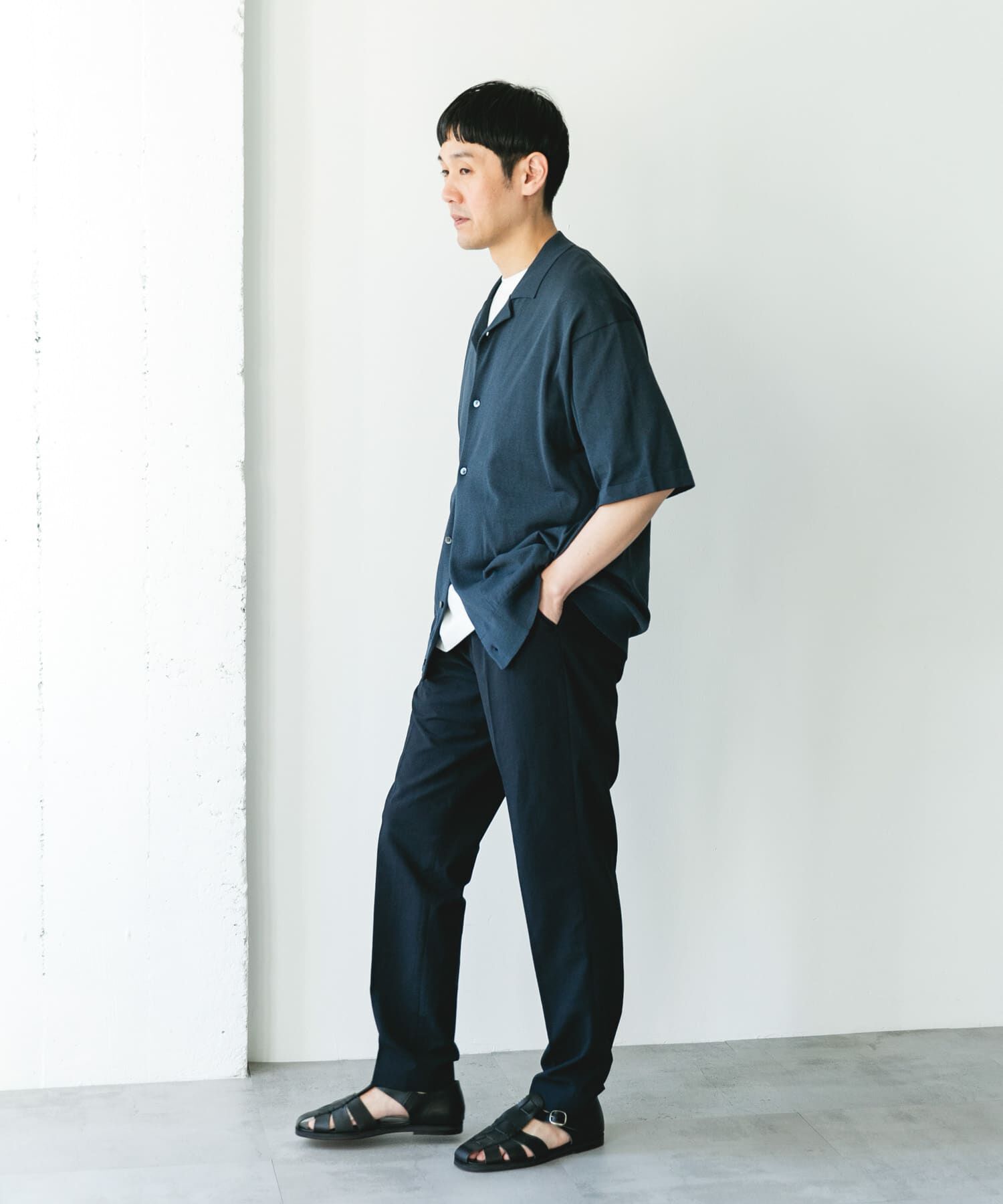 URBAN RESEARCH DOORS「『イージーケア/速乾/UVカット』クイックドライ テーパードトラウザー」|その他|