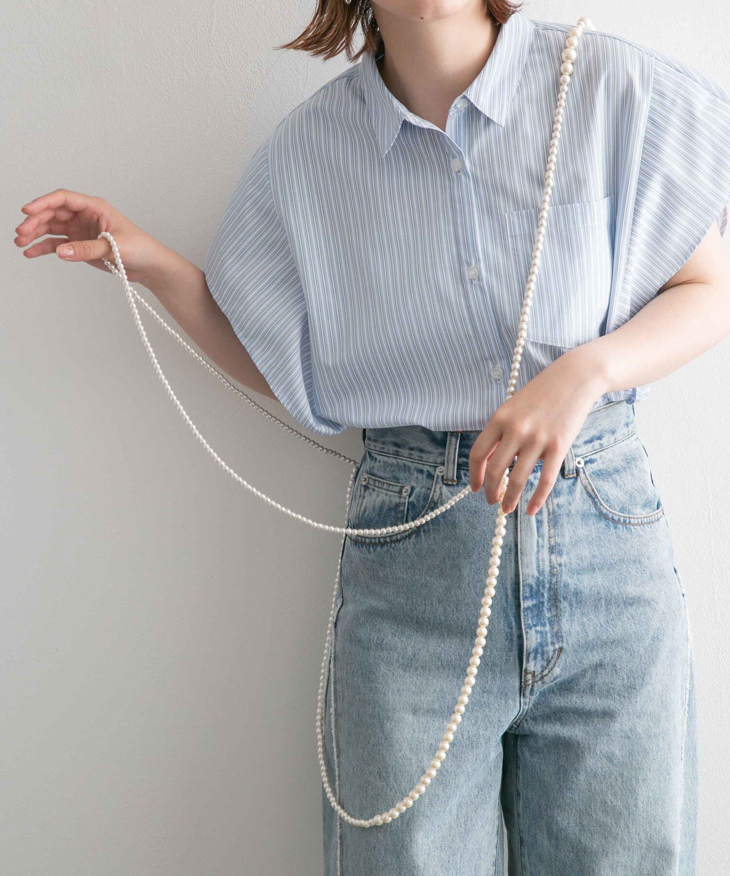  「マルチWAYパールビスチェ」|ネックレス|