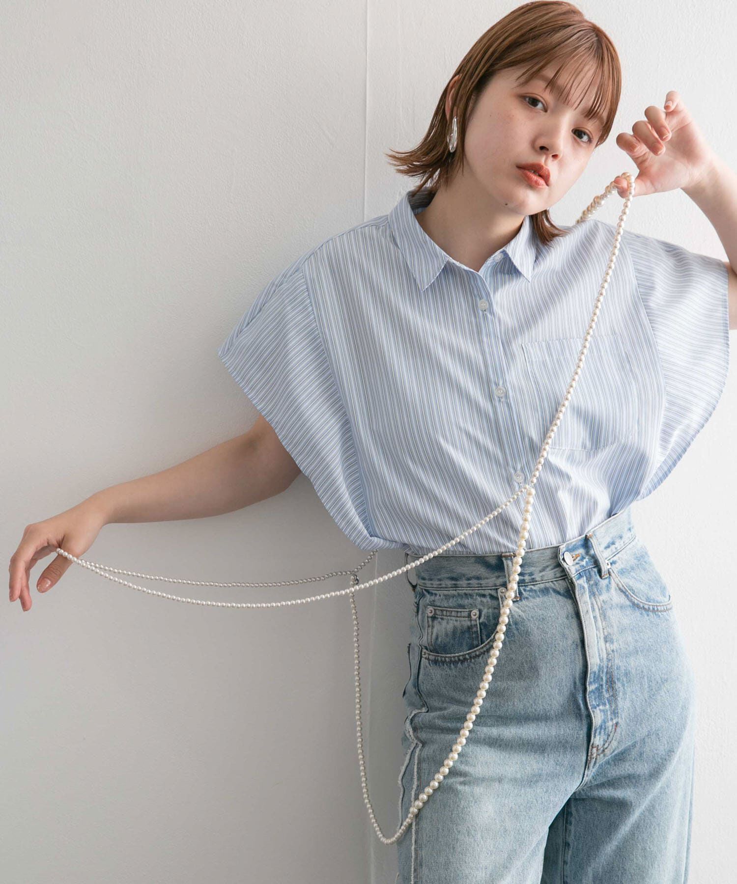  「マルチWAYパールビスチェ」|ネックレス|