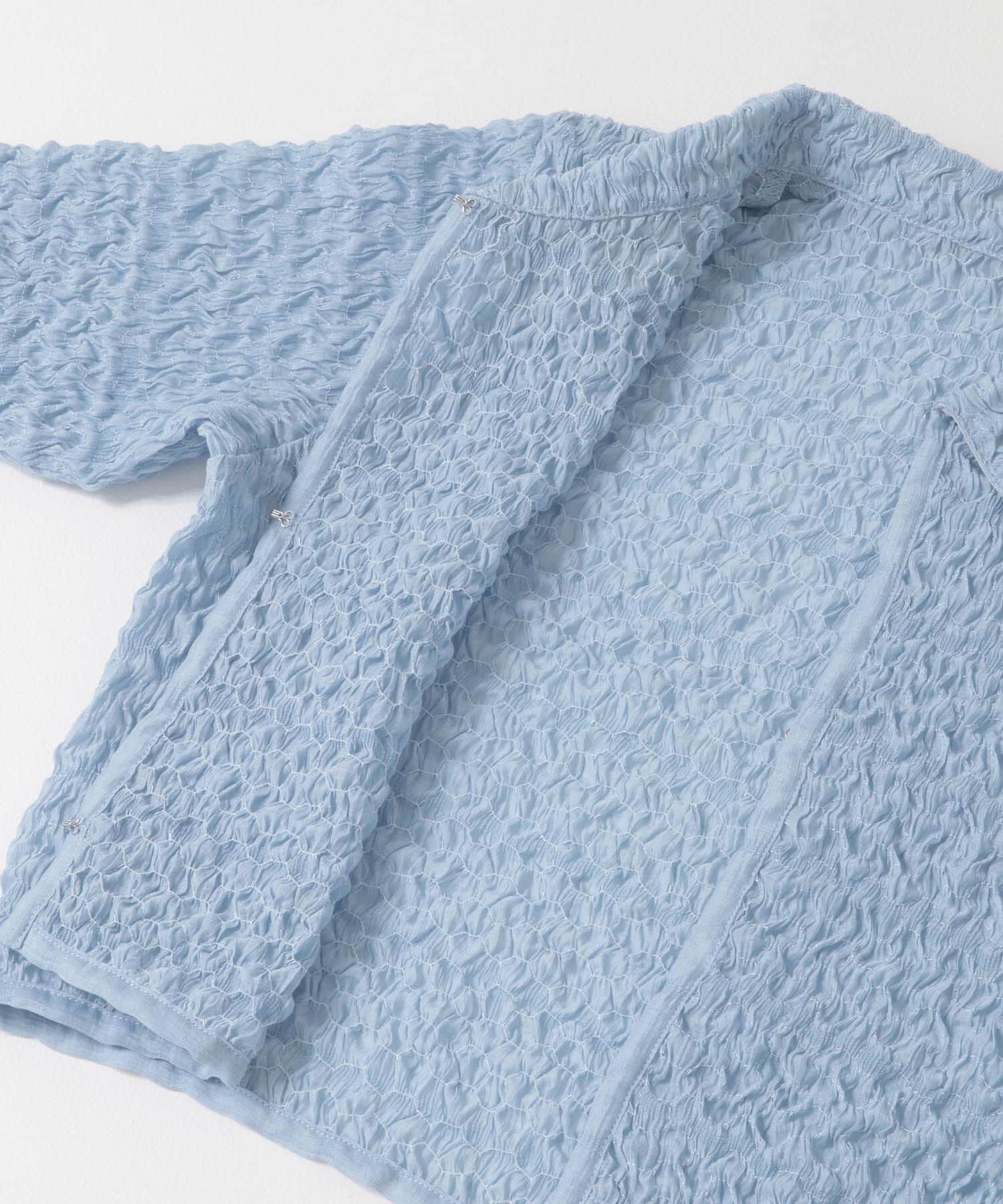  「ポップコーンクロップドシャツ」|シャツ・ブラウス|