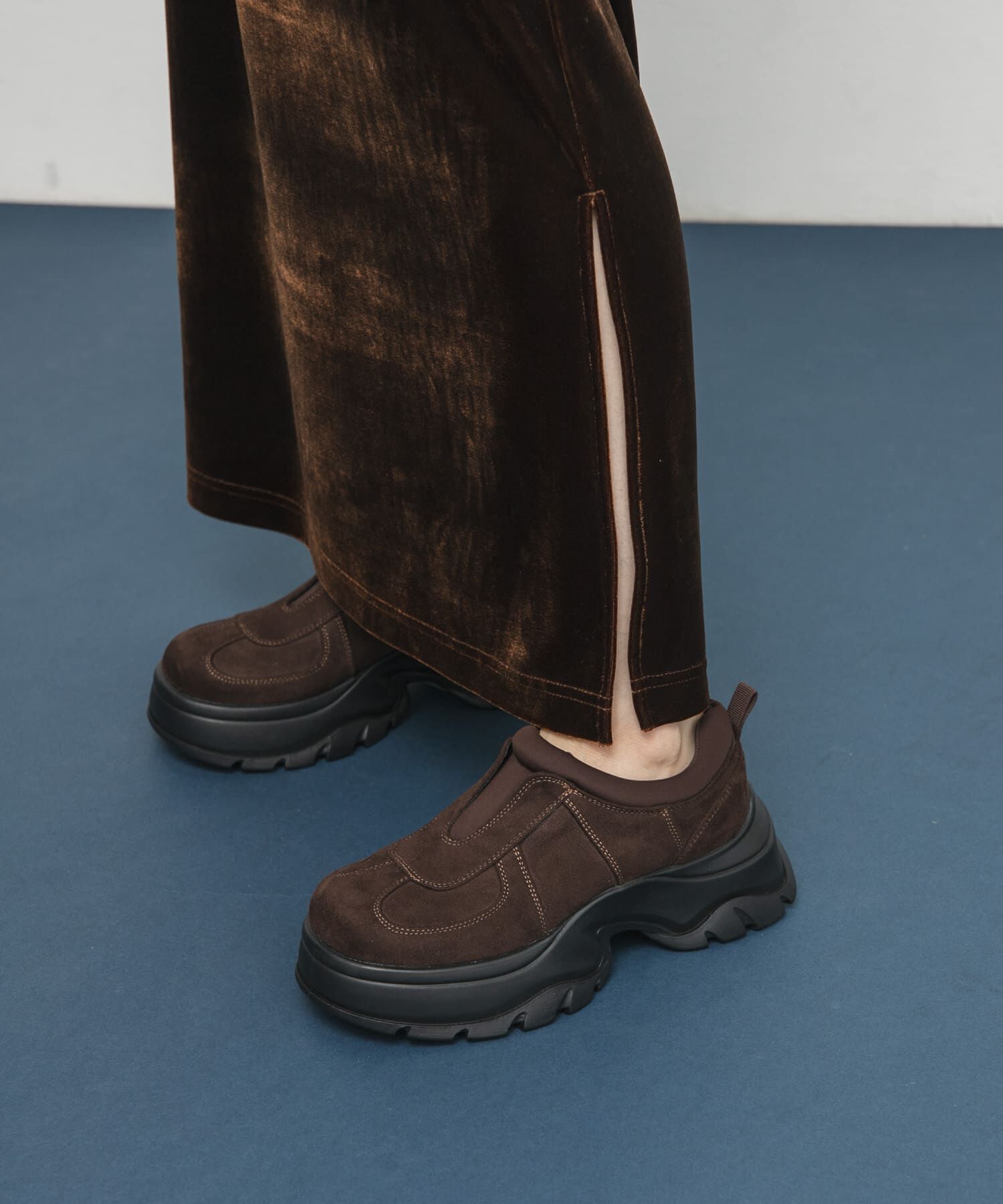  「ステッチデザインスリッポン」|スニーカー|