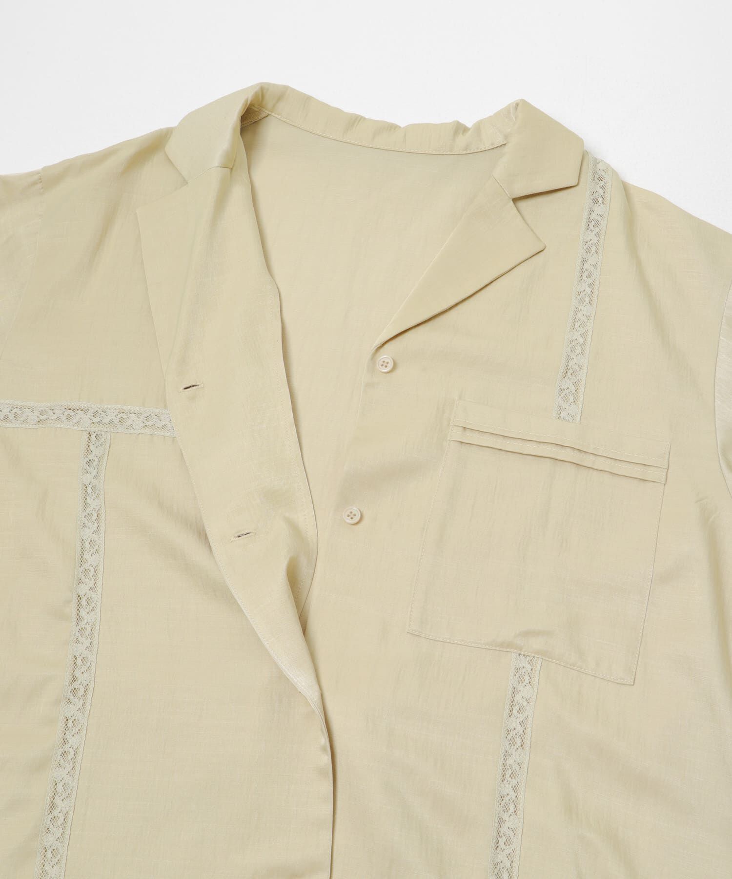  「ルーズサテンシャツ」|シャツ・ブラウス|