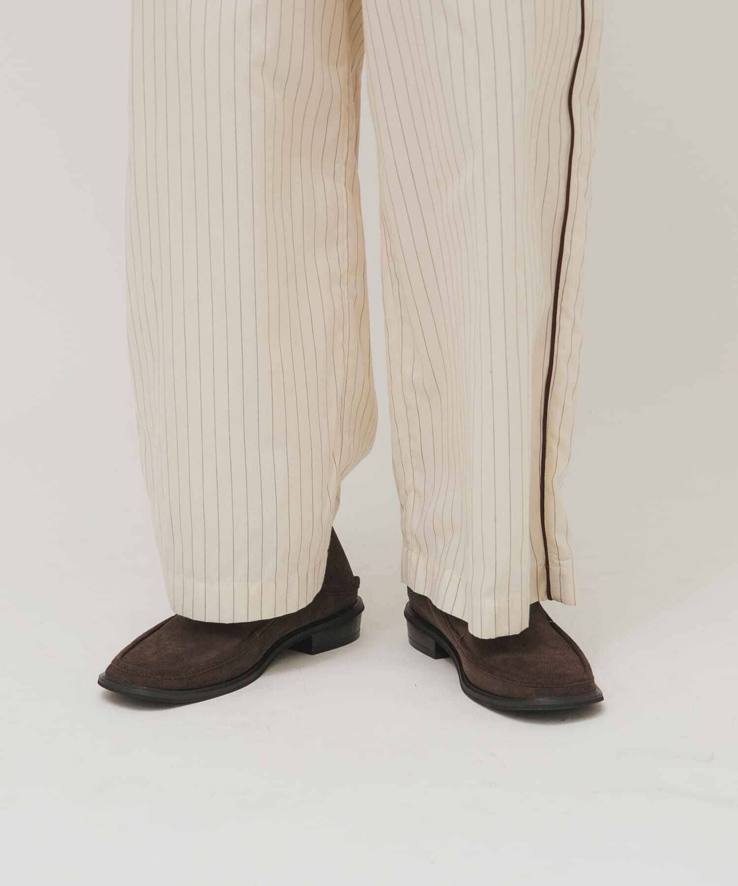  「スクエアトゥスライドローファー」|ローファー|