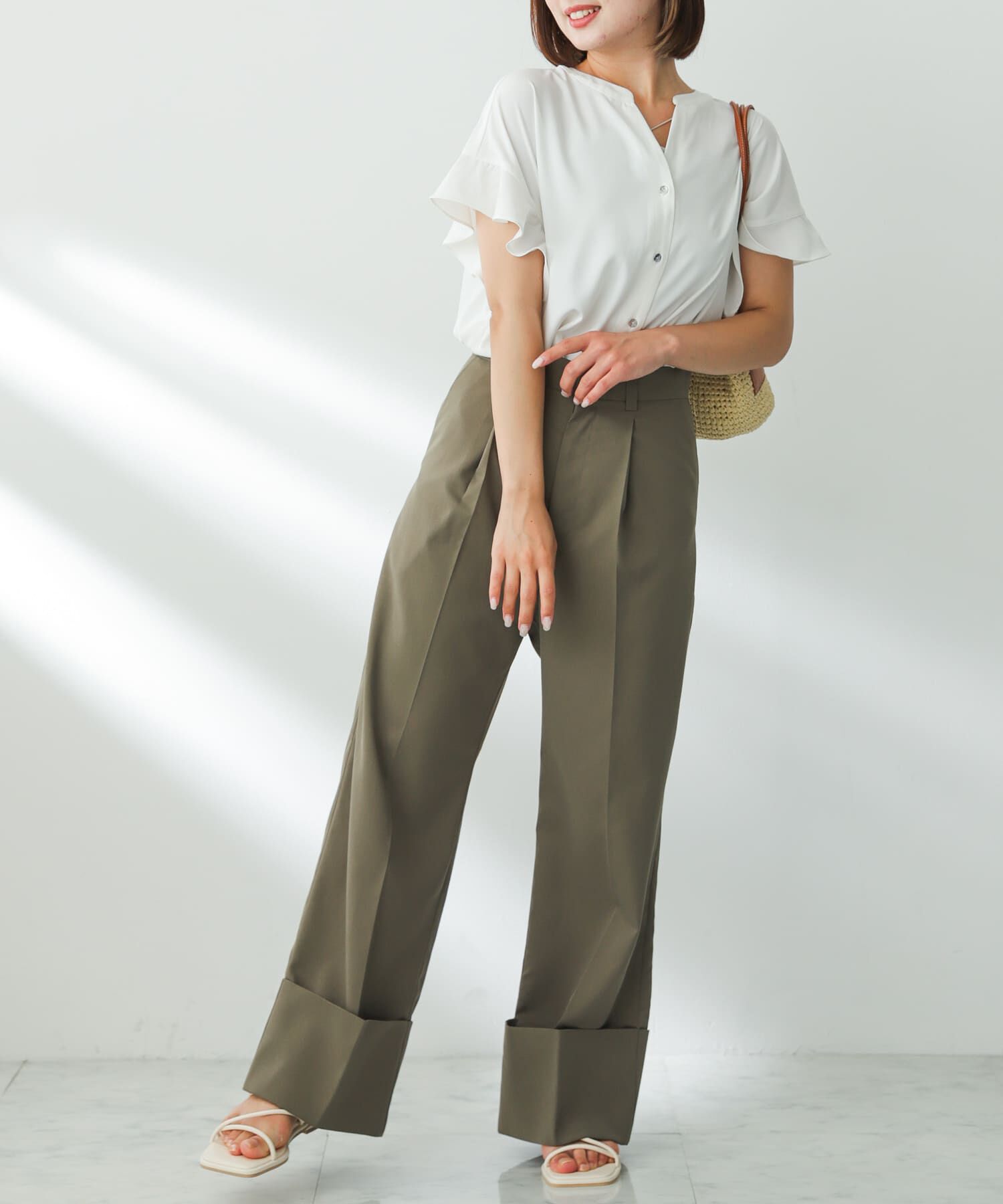 SENSE OF PLACE by URBAN RESEARCH「コードアシメサンダル」|サンダル|