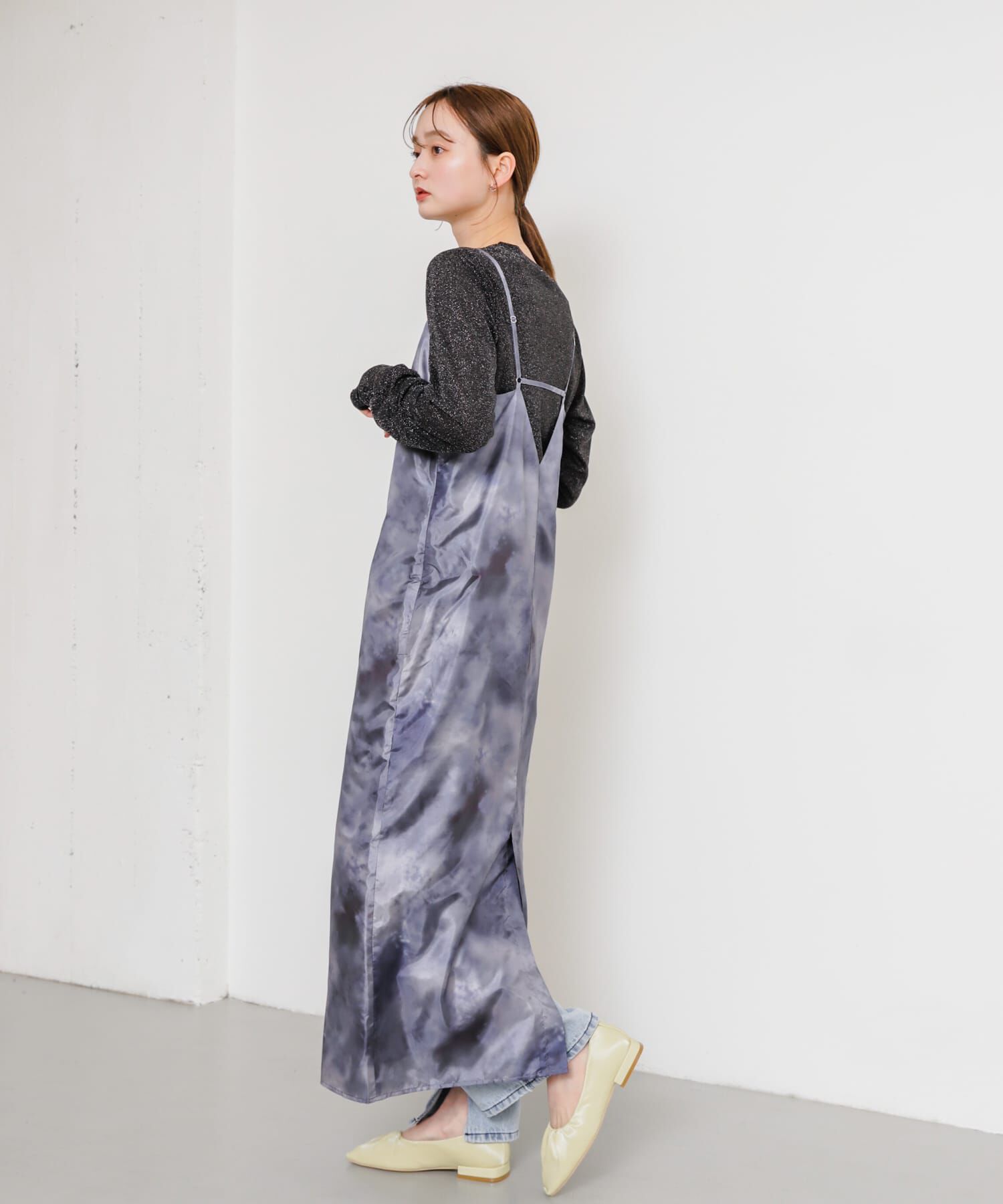 SENSE OF PLACE by URBAN RESEARCH「ボカシプリントキャミワンピース」|ワンピース|