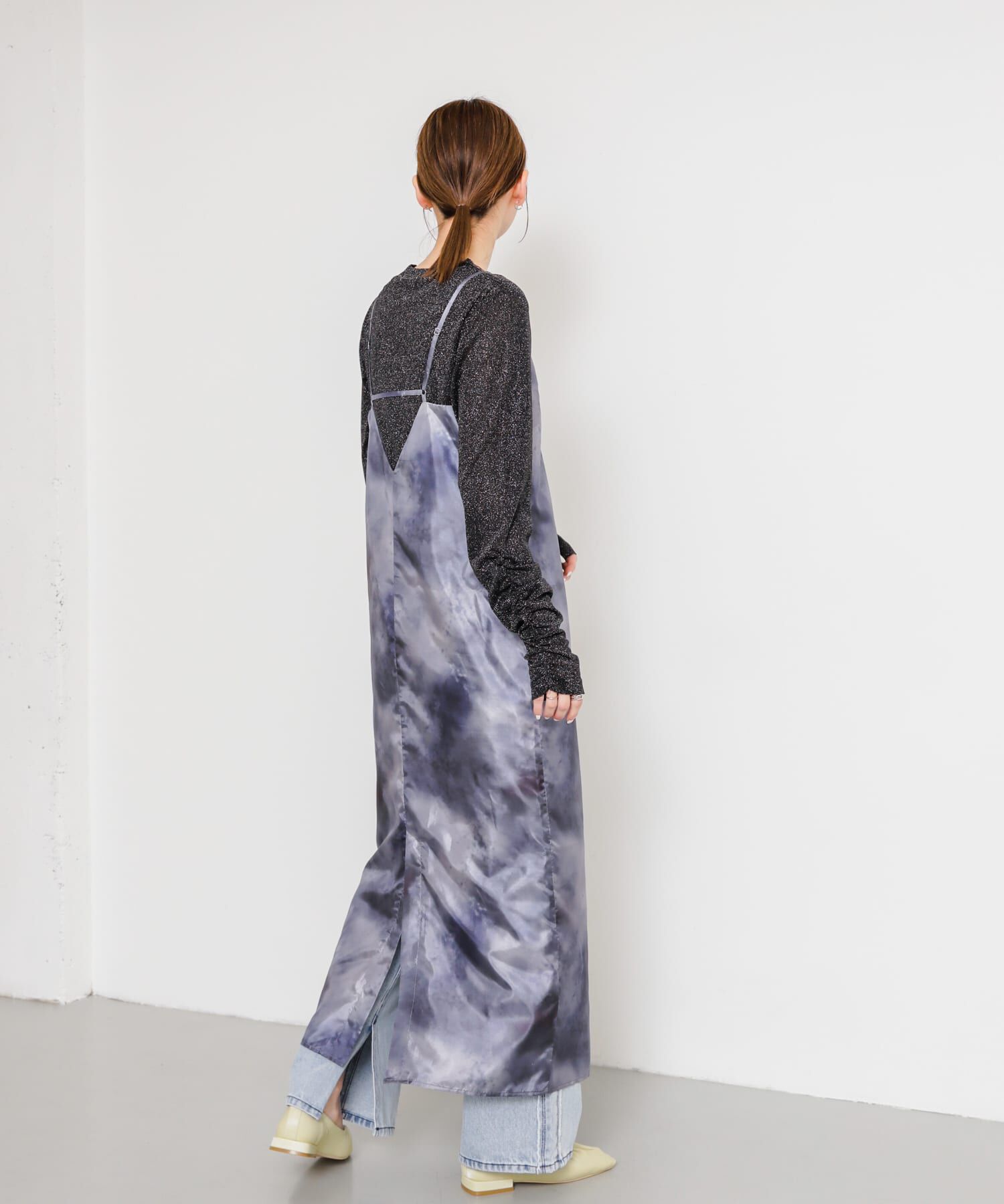 SENSE OF PLACE by URBAN RESEARCH「ボカシプリントキャミワンピース」|ワンピース|